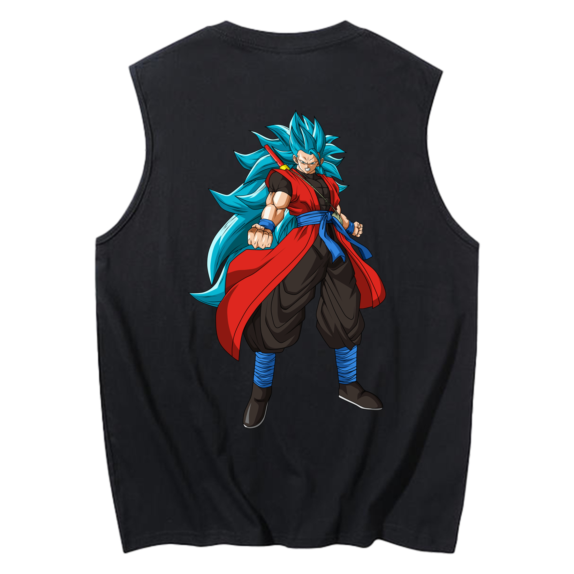 （画像用） ドラゴンボール ベジット DRAGON BALL Vegetto コットン100％タンクトップ（背面プリント）