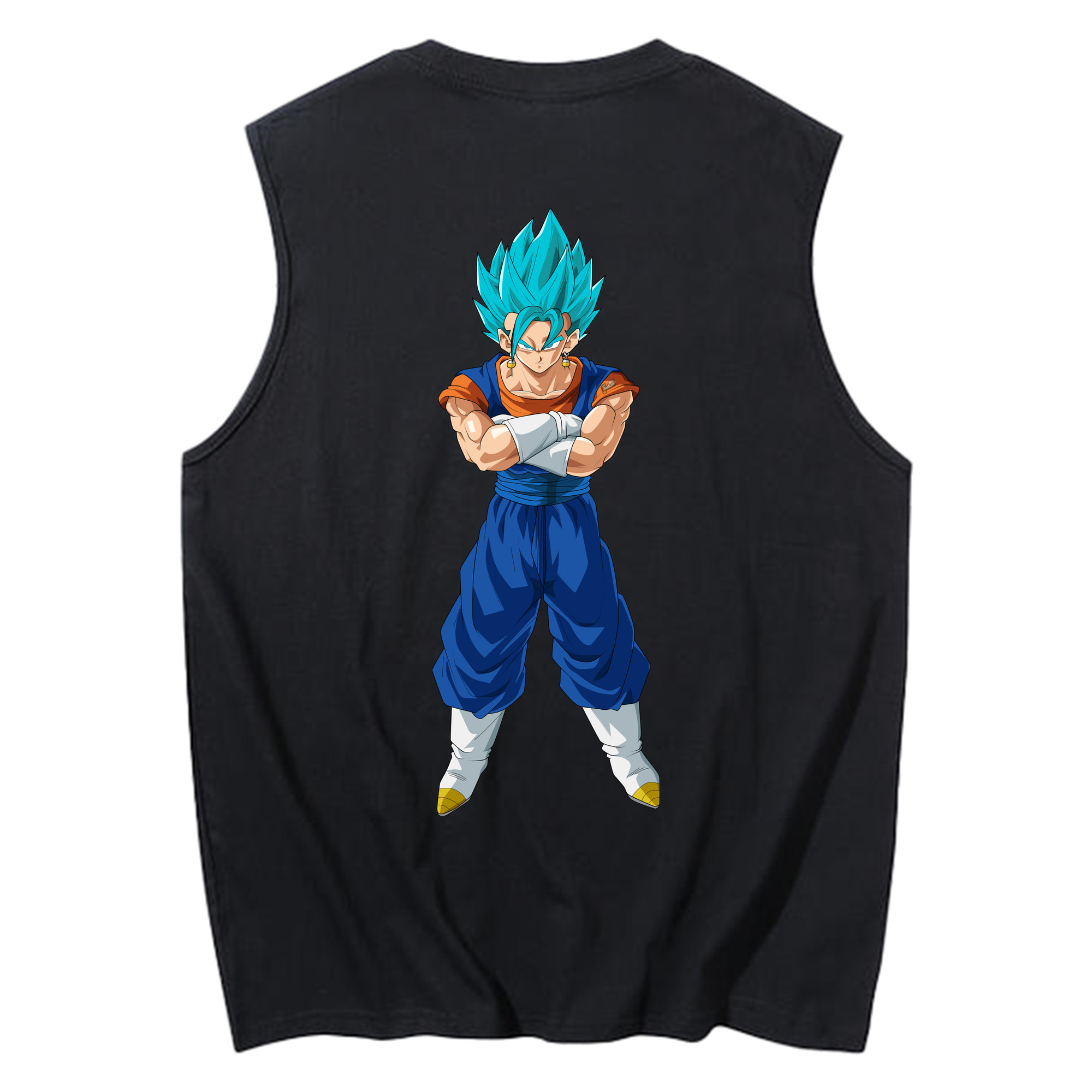 （画像用） ドラゴンボール ベジット DRAGON BALL Vegetto コットン100％タンクトップ（背面プリント）