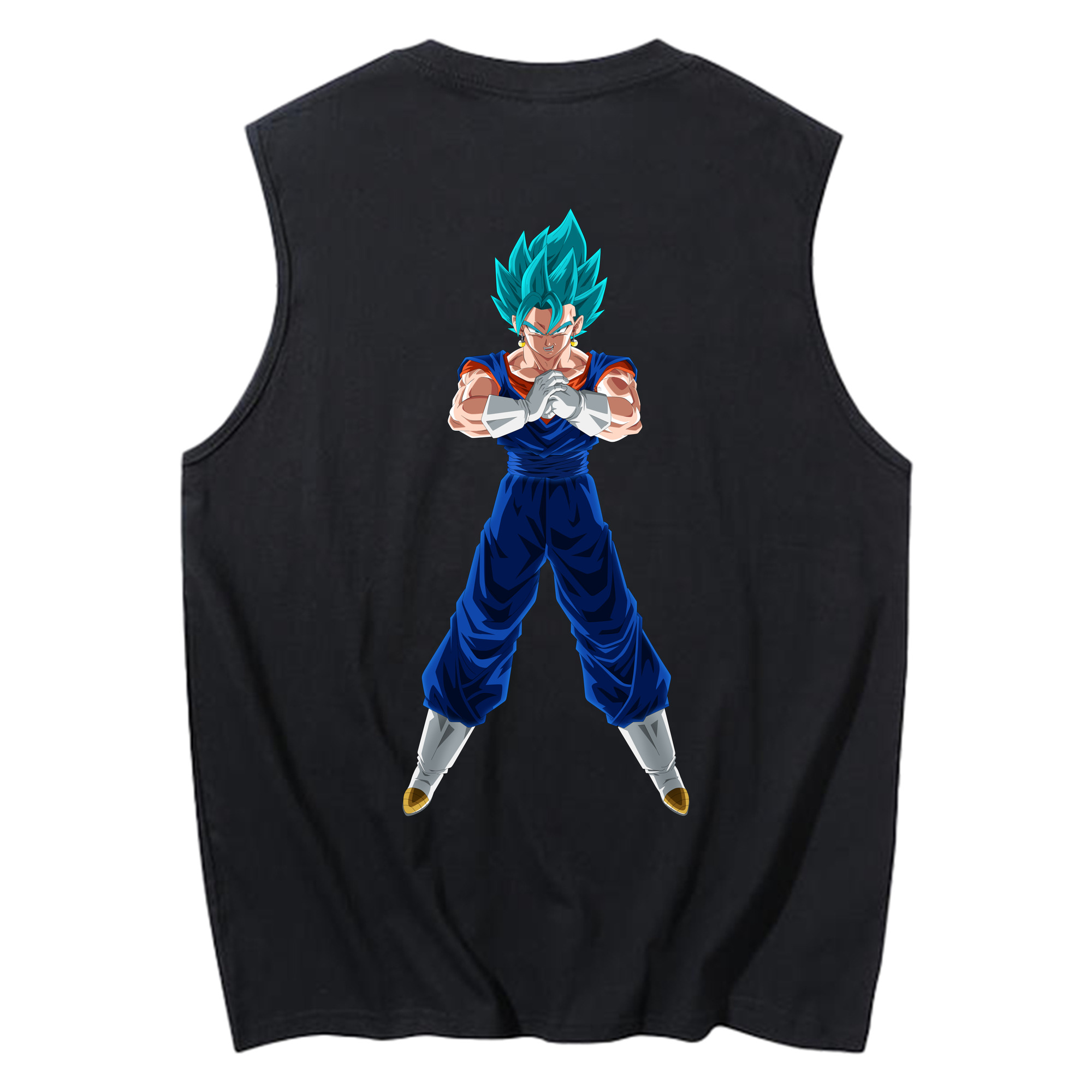 （画像用） ドラゴンボール ベジット DRAGON BALL Vegetto コットン100％タンクトップ（背面プリント）