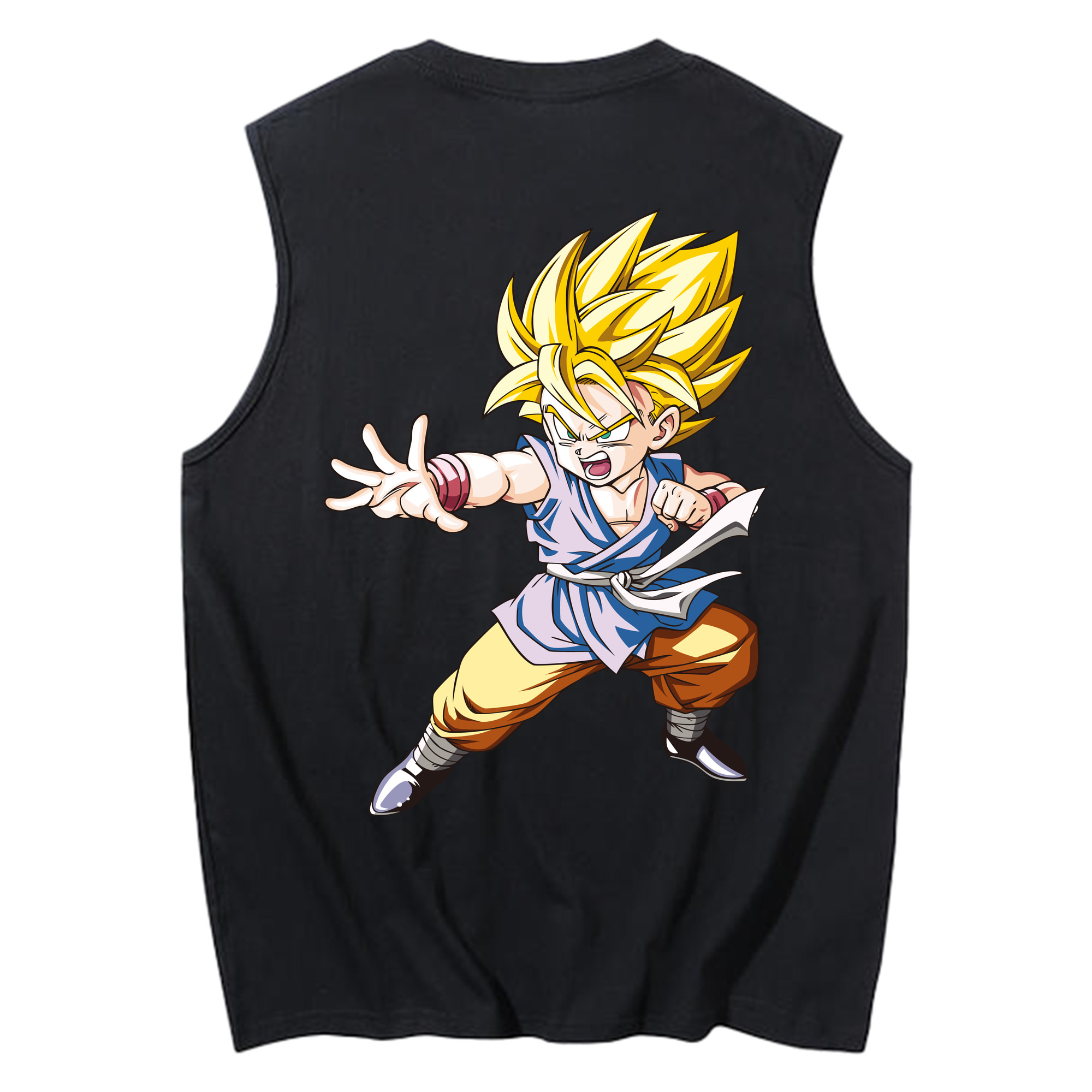 （画像用） ドラゴンボール ベジット DRAGON BALL Vegetto コットン100％タンクトップ（背面プリント）