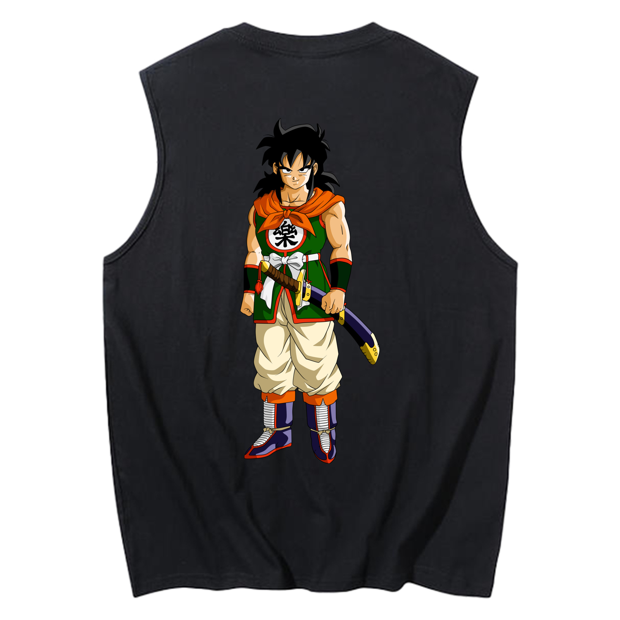（画像用） ドラゴンボール ヤムチャ DRAGON BALL Yamcha コットン100％タンクトップ（背面プリント）