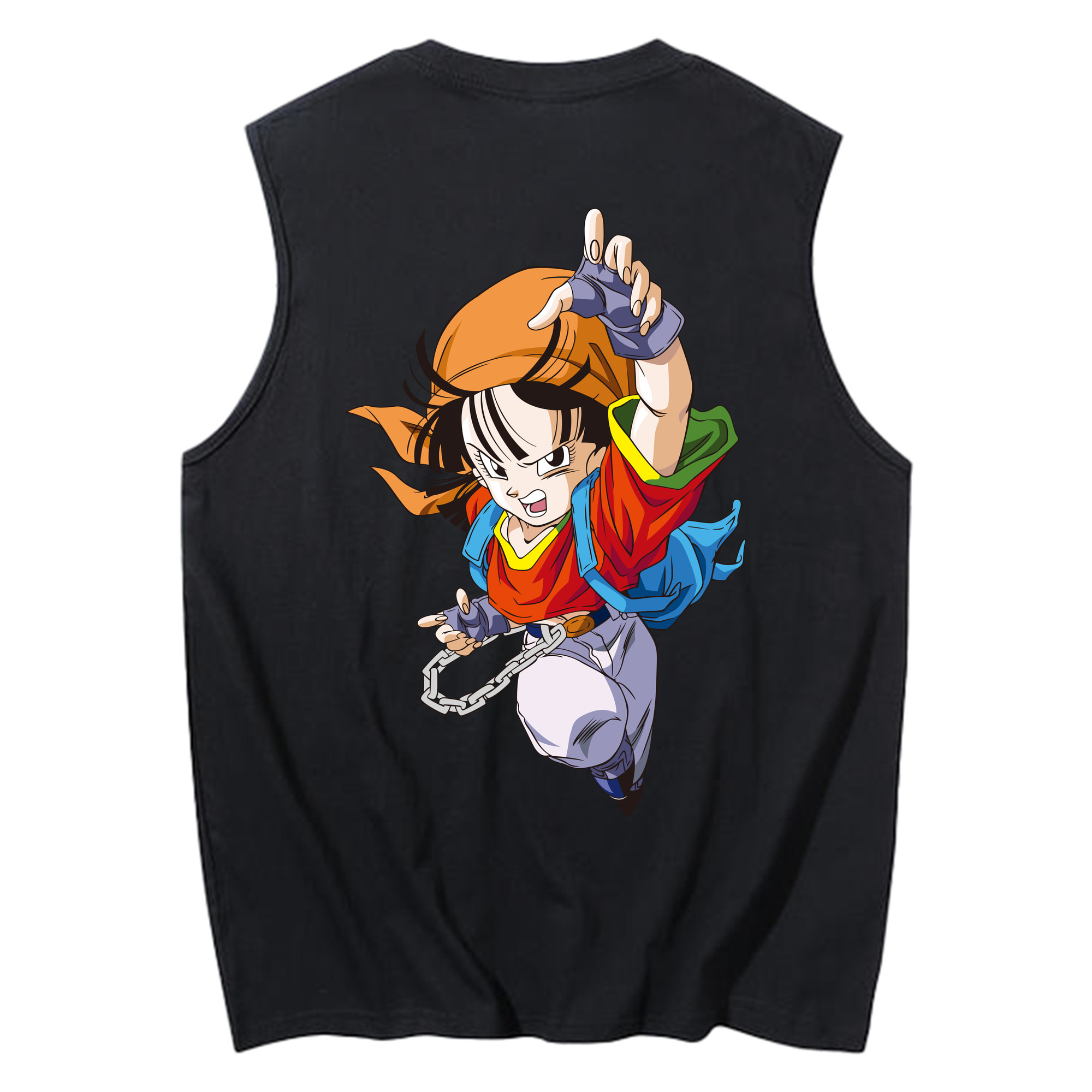 （画像用） ドラゴンボール パン DRAGON BALL Pan コットン100％タンクトップ（背面プリント）