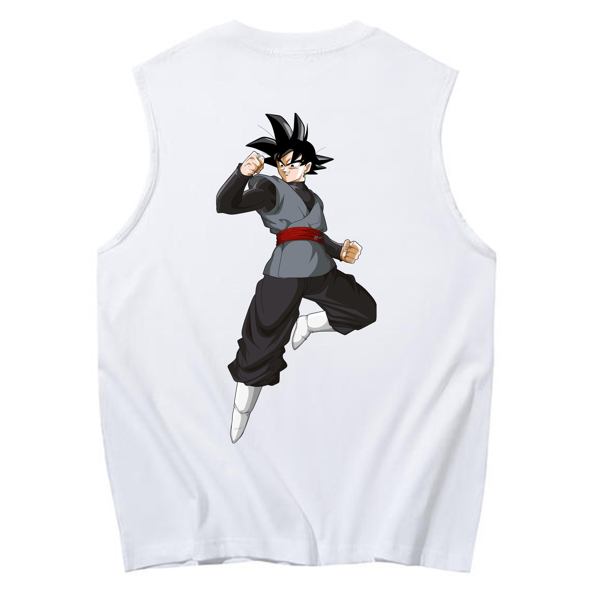 （画像用） ドラゴンボール ベジータ四世（Bejīta Yonsei）DRAGON BALL Vegeta IV コットン100％タンクトップ（背面プリント）