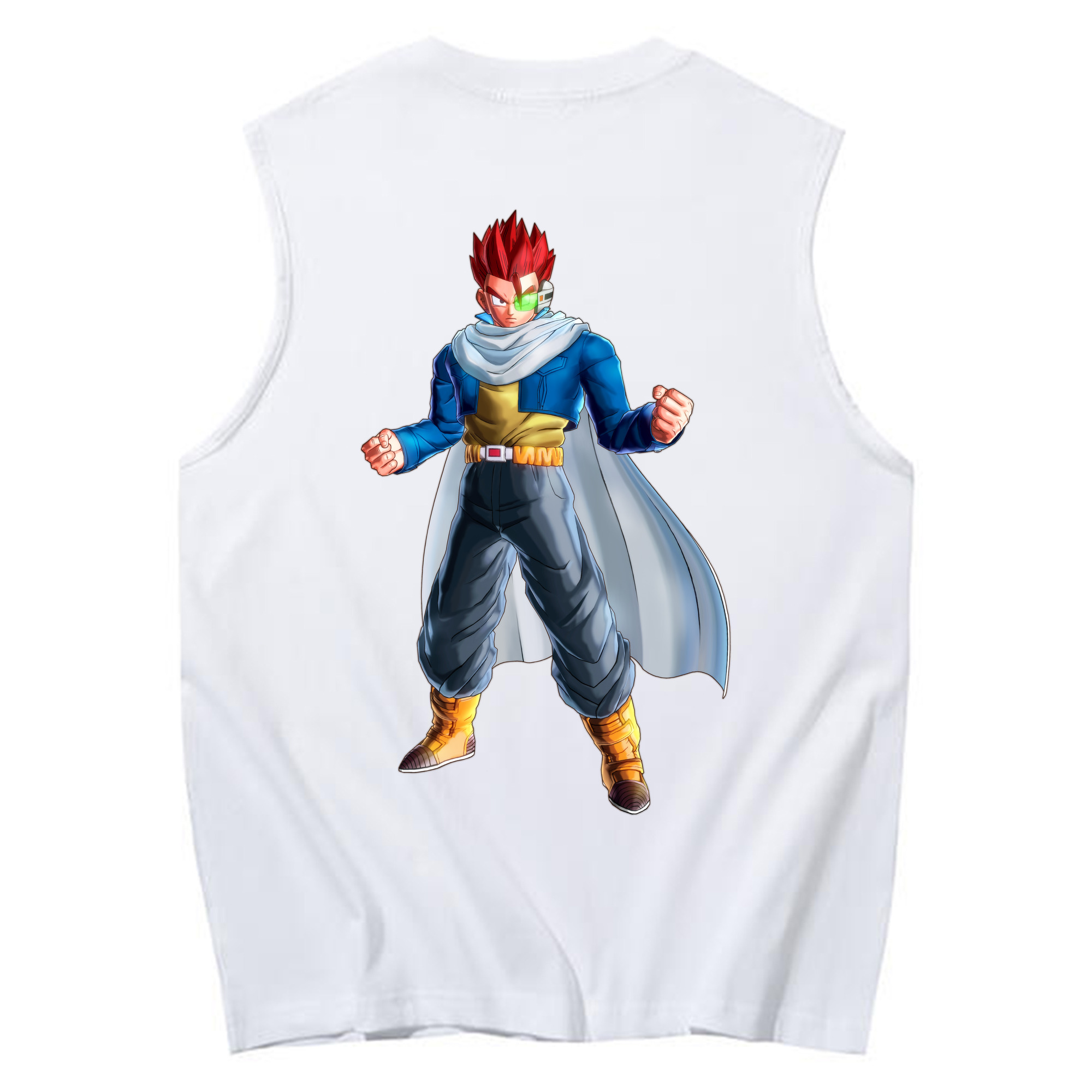 （画像用） ドラゴンボール 孫 悟飯（そんごはん）DRAGON BALL Son Gohan コットン100％タンクトップ（背面プリント）