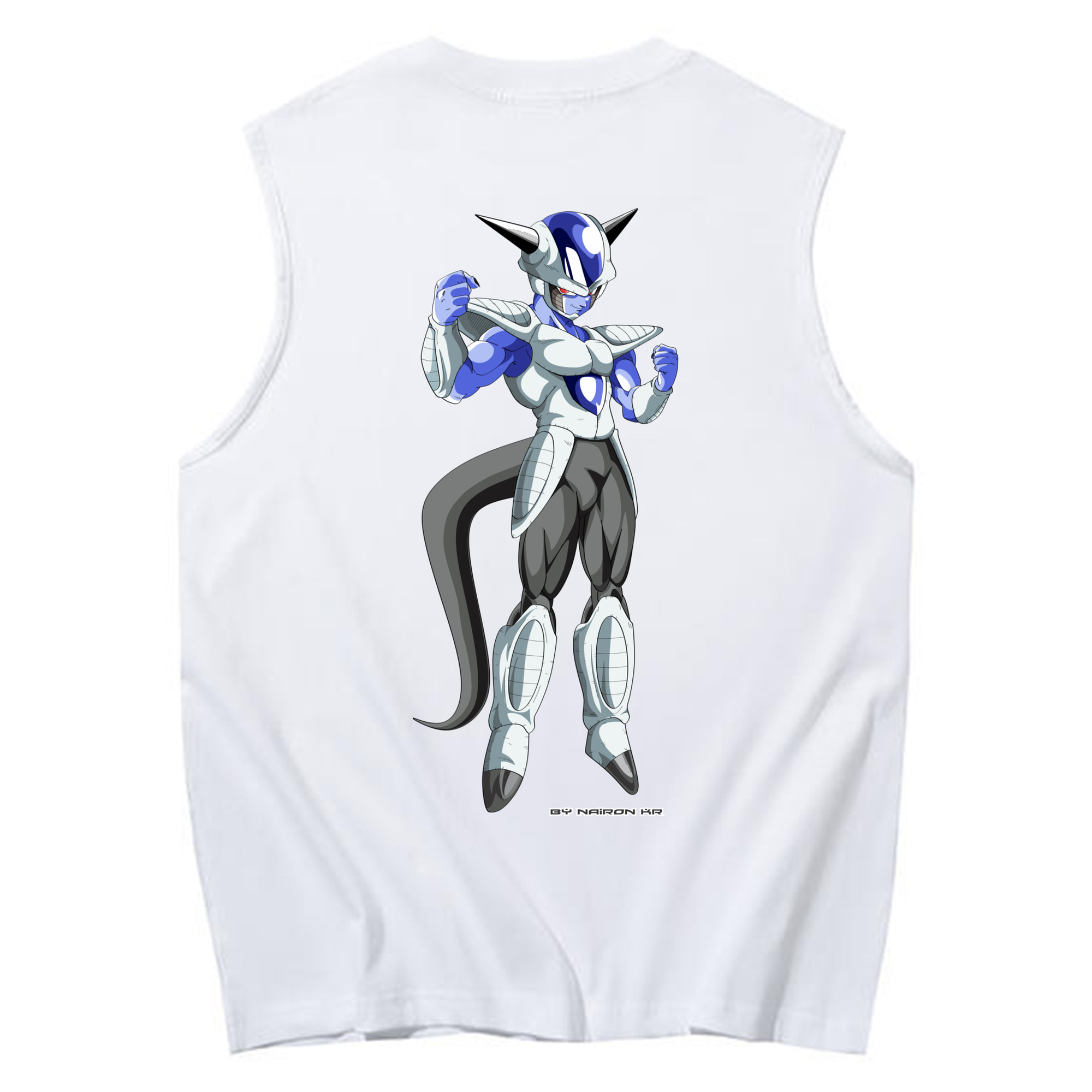 （画像用） ドラゴンボール フリーザ DRAGON BALL Frieza コットン100％タンクトップ（背面プリント）