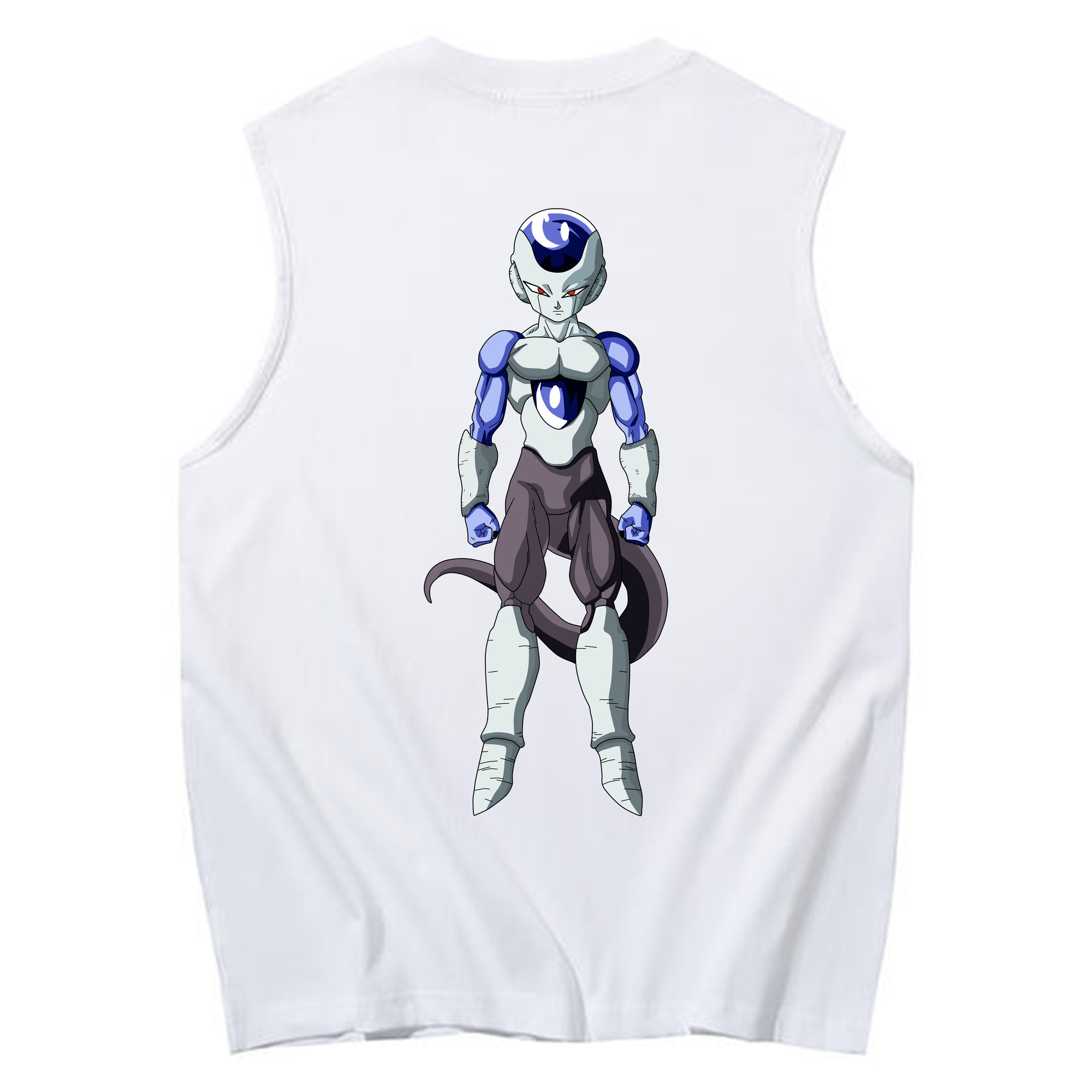 （画像用） ドラゴンボール フリーザ DRAGON BALL Frieza コットン100％タンクトップ（背面プリント）
