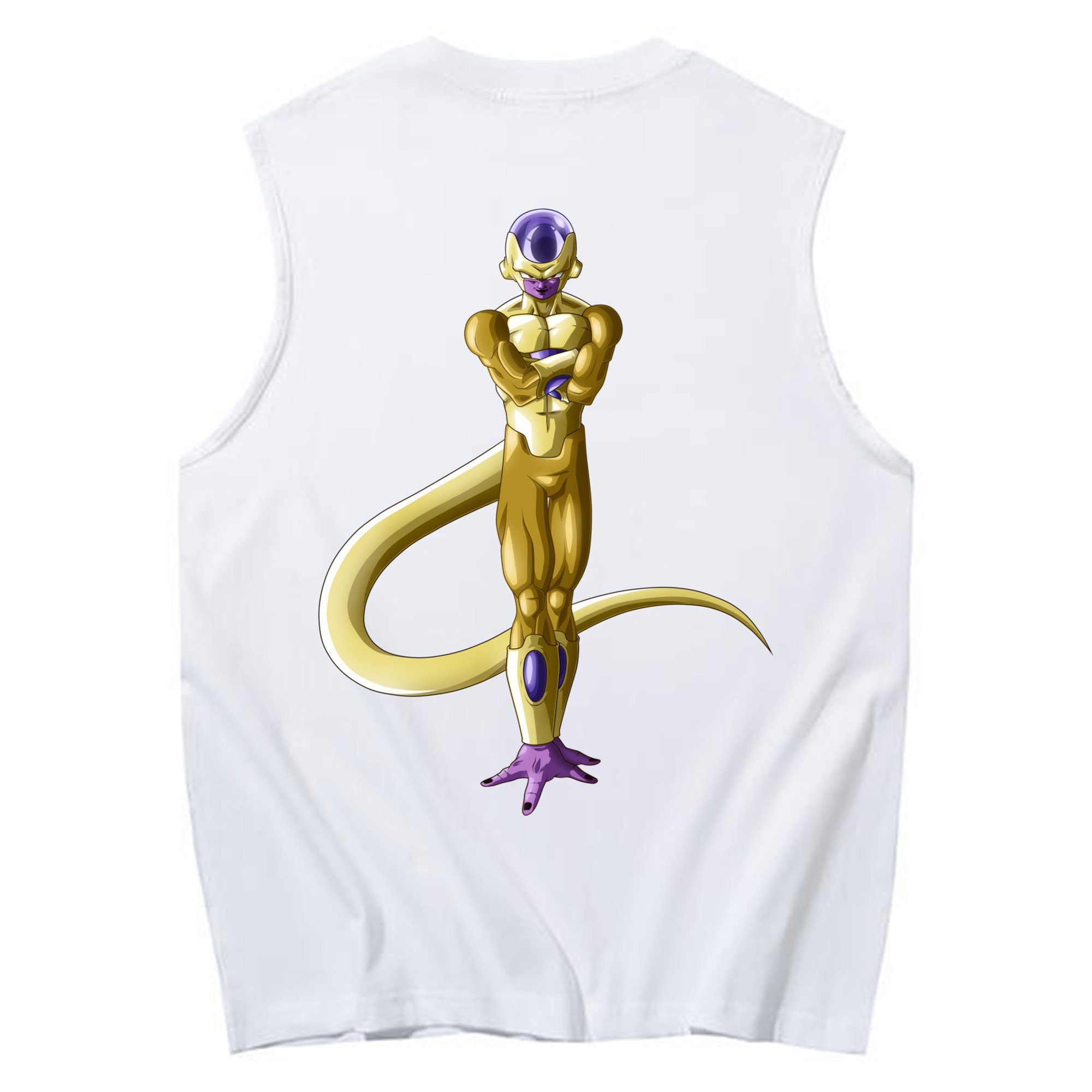 （画像用） ドラゴンボール フリーザ DRAGON BALL Frieza コットン100％タンクトップ（背面プリント）