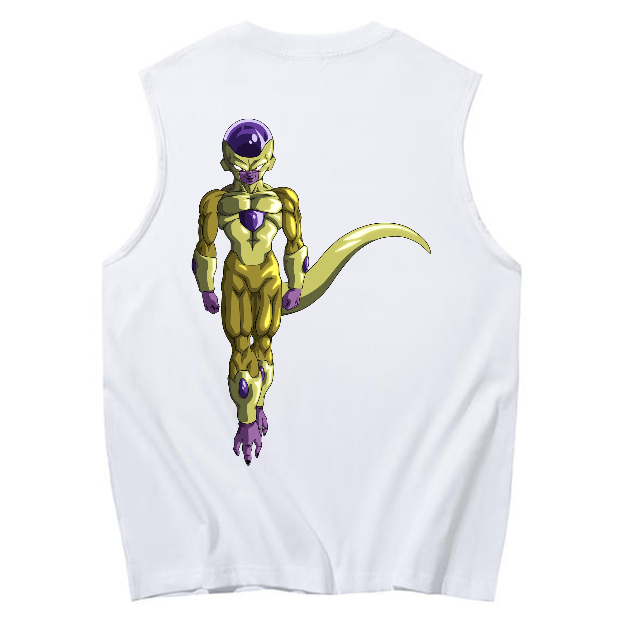 （画像用） ドラゴンボール フリーザ DRAGON BALL Frieza コットン100％タンクトップ（背面プリント）