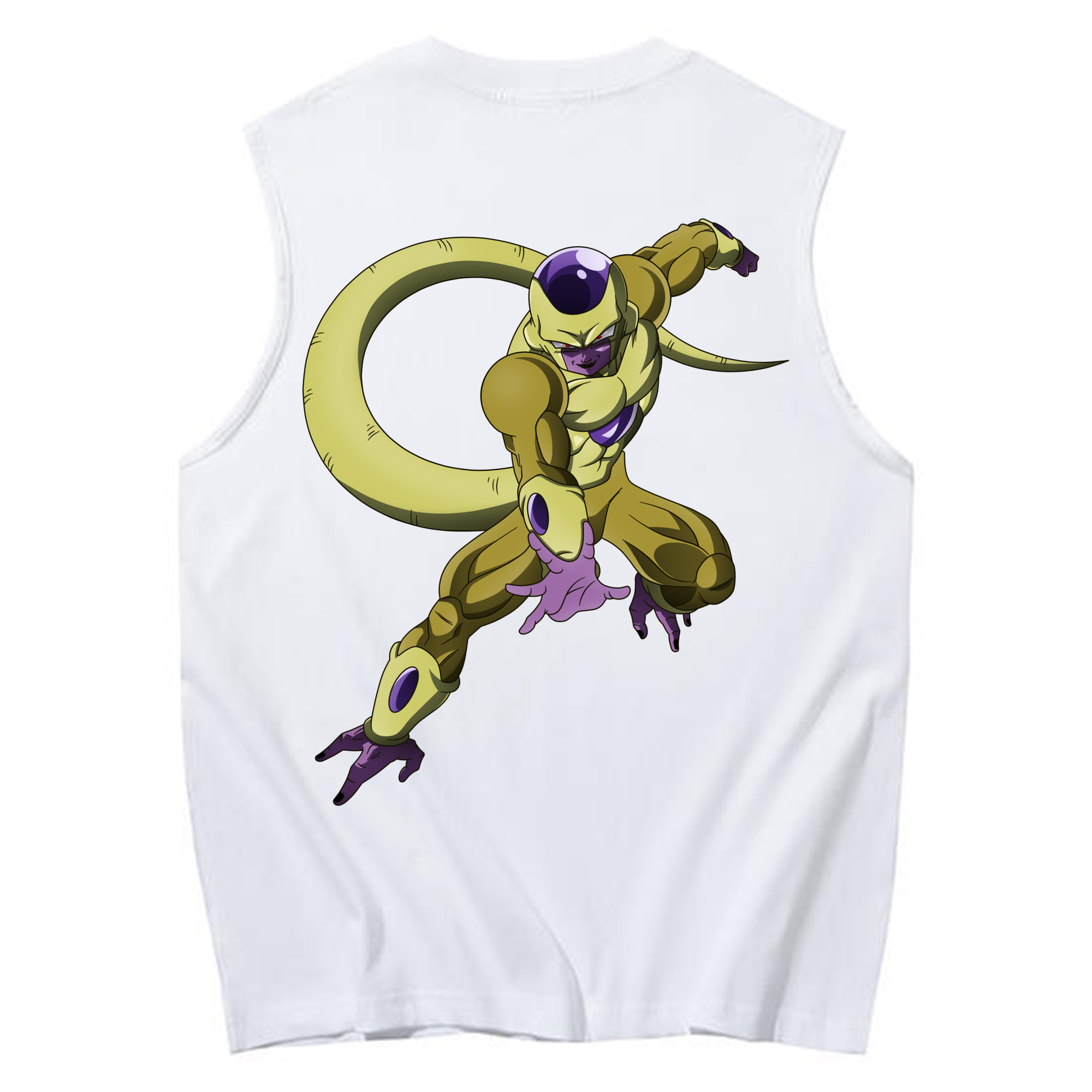 （画像用） ドラゴンボール フリーザ DRAGON BALL Frieza コットン100％タンクトップ（背面プリント）