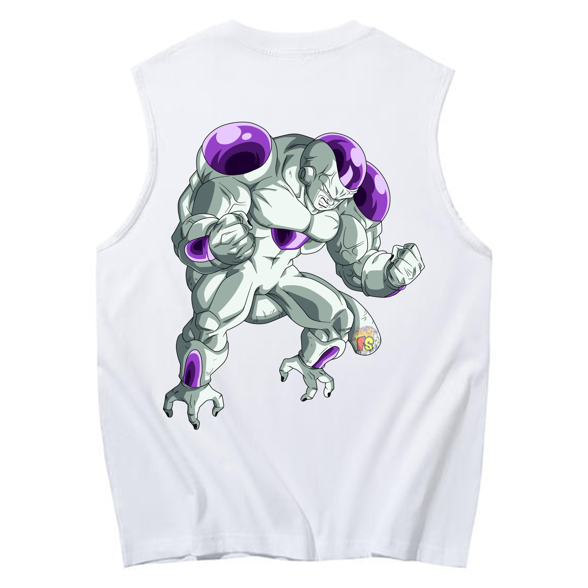 （画像用） ドラゴンボール フリーザ DRAGON BALL Frieza コットン100％タンクトップ（背面プリント）