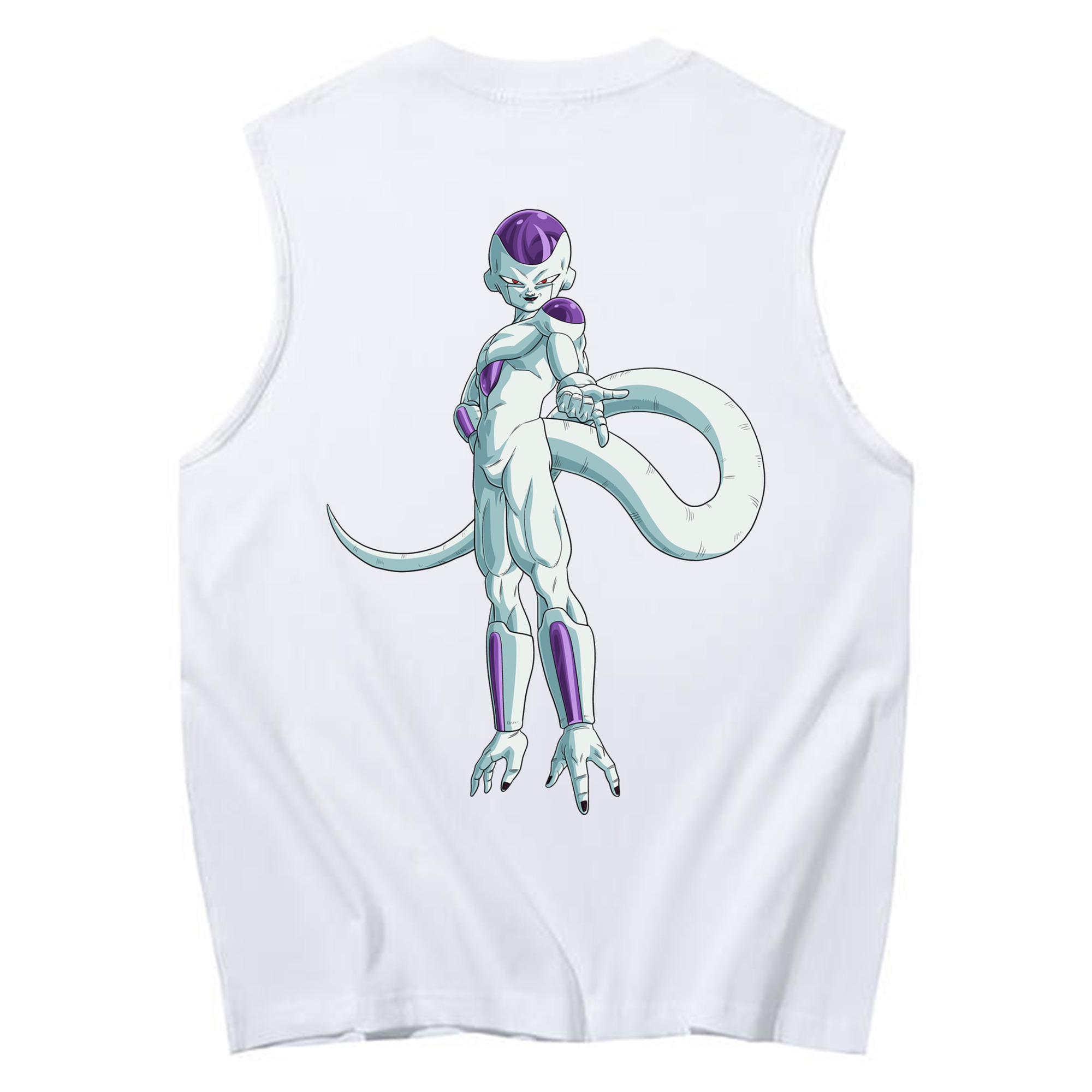 （画像用） ドラゴンボール フリーザ DRAGON BALL Frieza コットン100％タンクトップ（背面プリント）