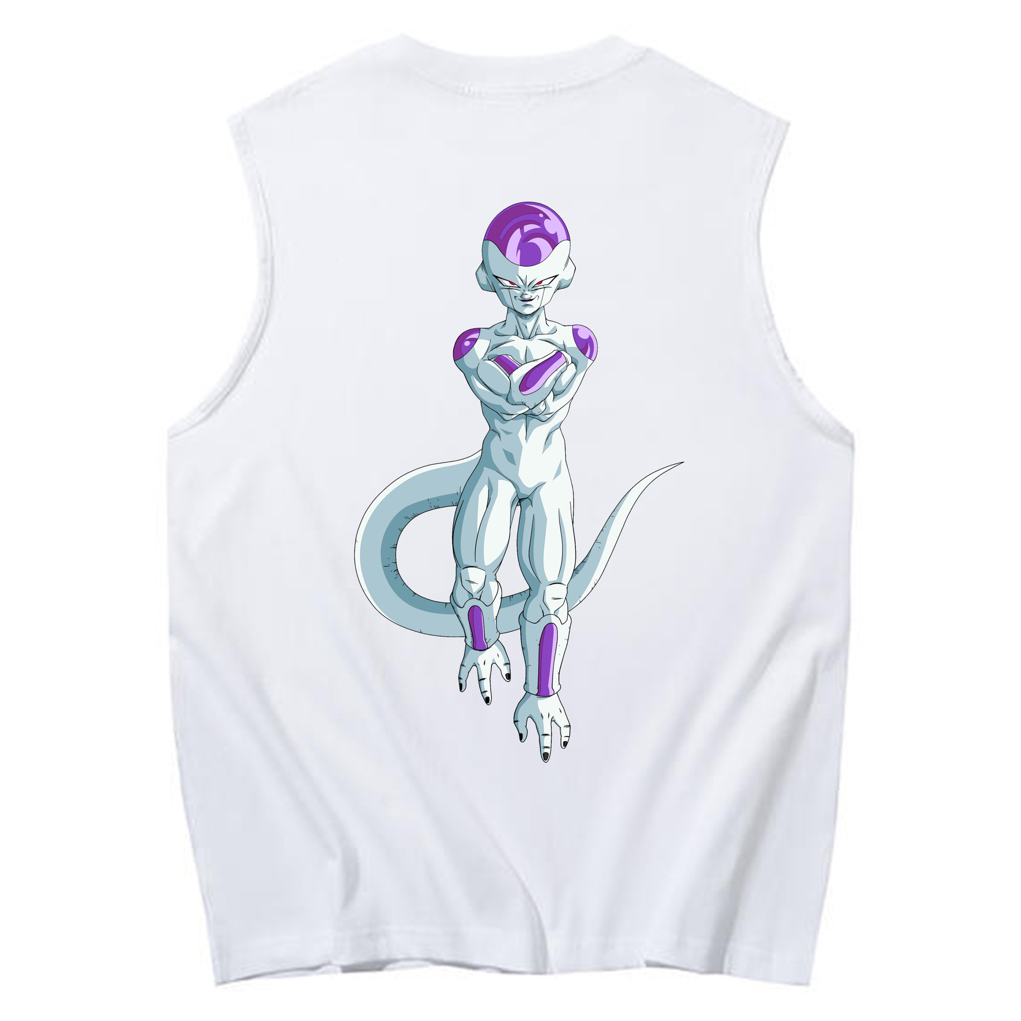 （画像用） ドラゴンボール フリーザ DRAGON BALL Frieza コットン100％タンクトップ（背面プリント）