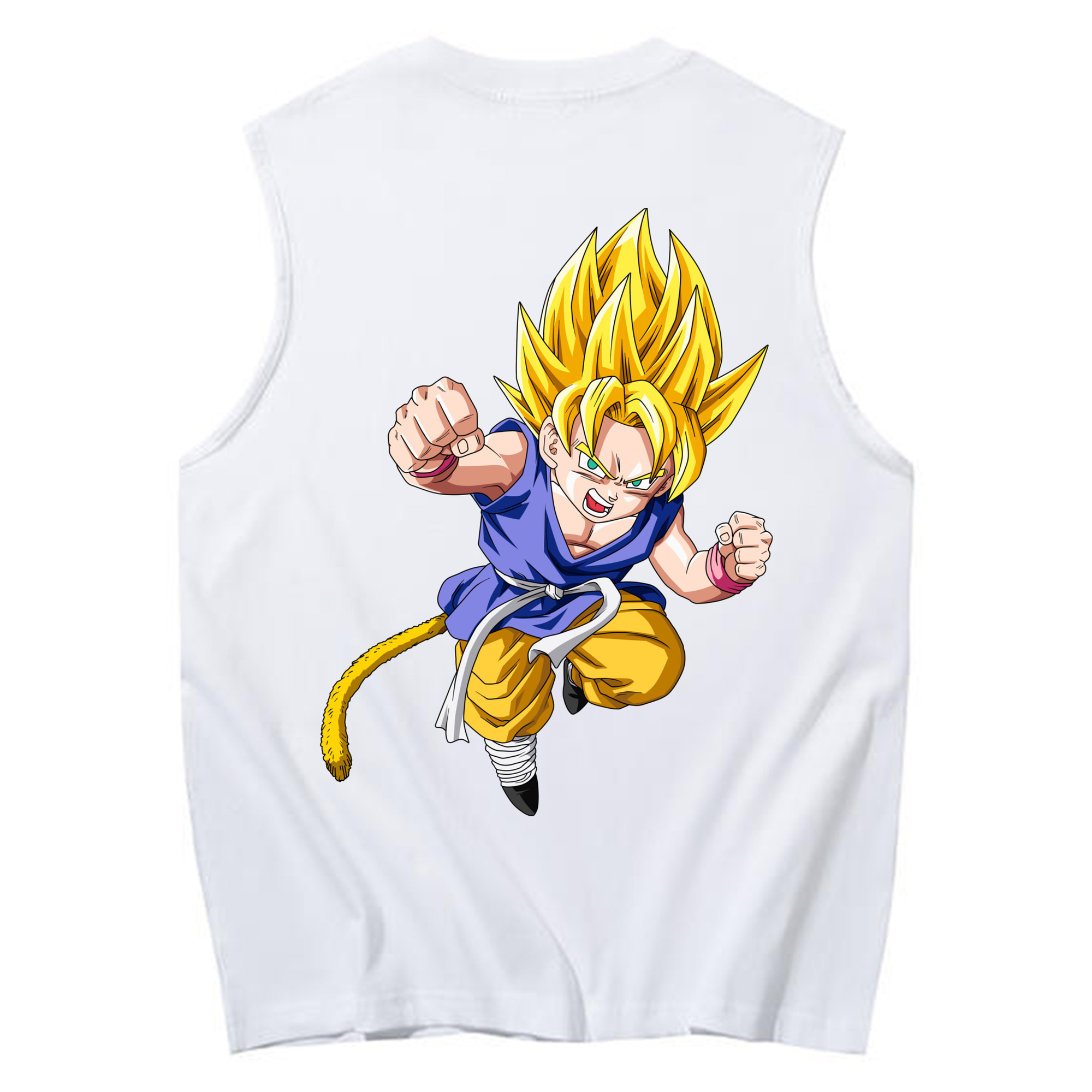 （画像用） ドラゴンボール ベジット DRAGON BALL Vegetto コットン100％タンクトップ（背面プリント）