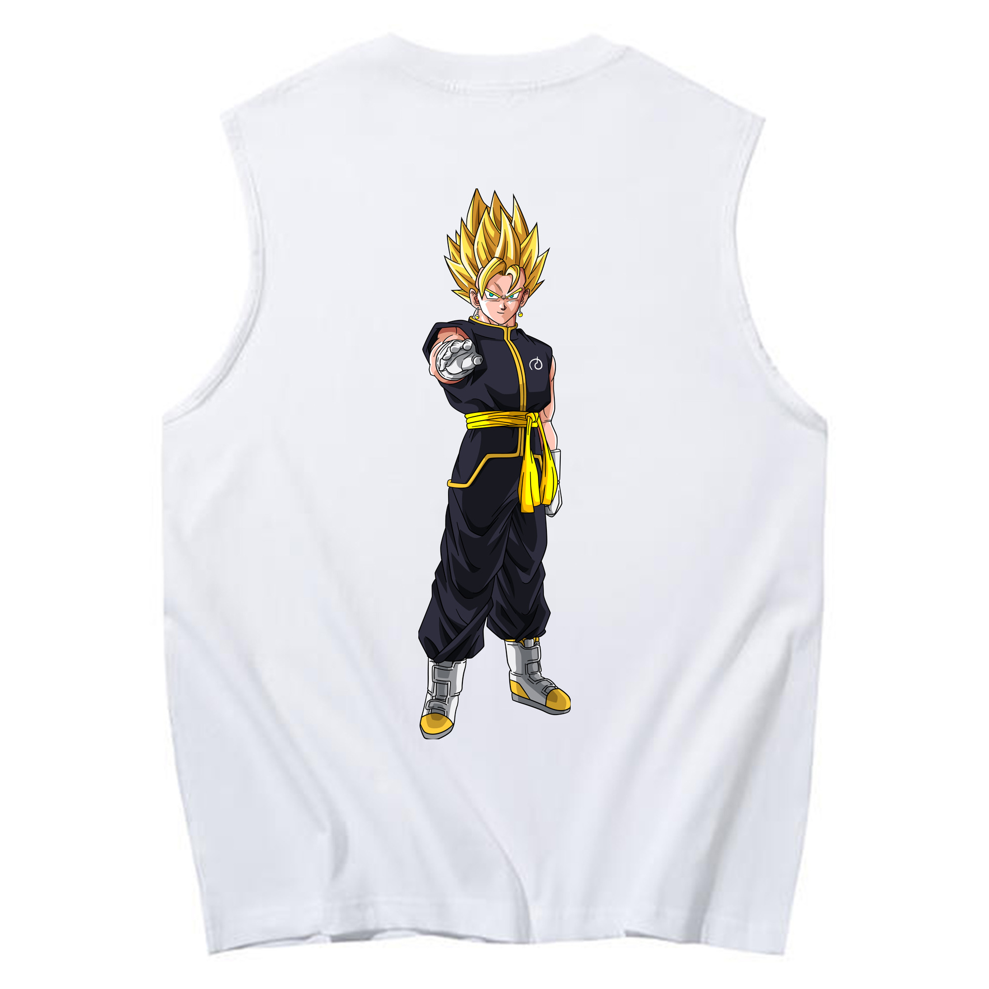（画像用） ドラゴンボール ベジット DRAGON BALL Vegetto コットン100％タンクトップ（背面プリント）