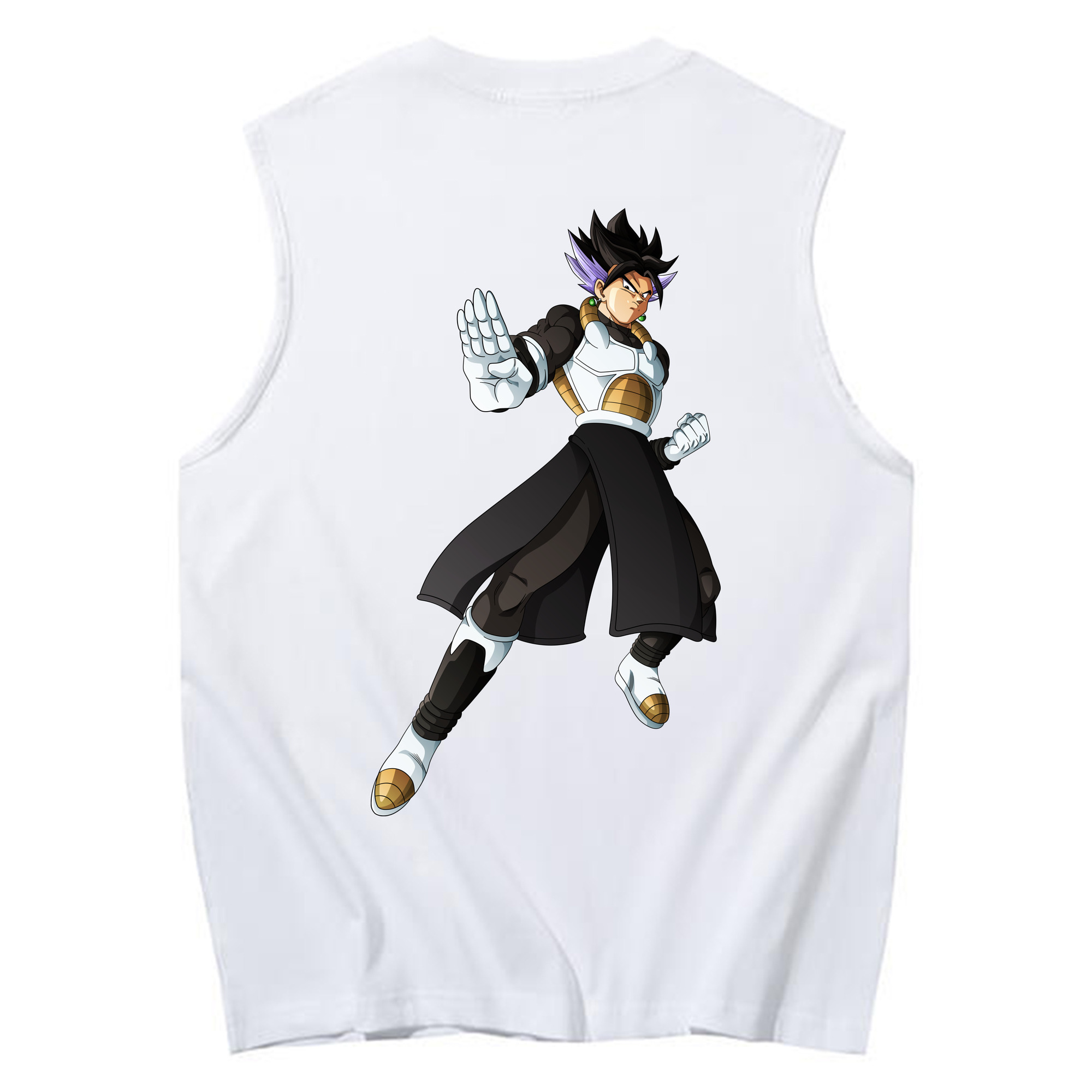 （画像用） ドラゴンボール ベジット DRAGON BALL Vegetto コットン100％タンクトップ（背面プリント）