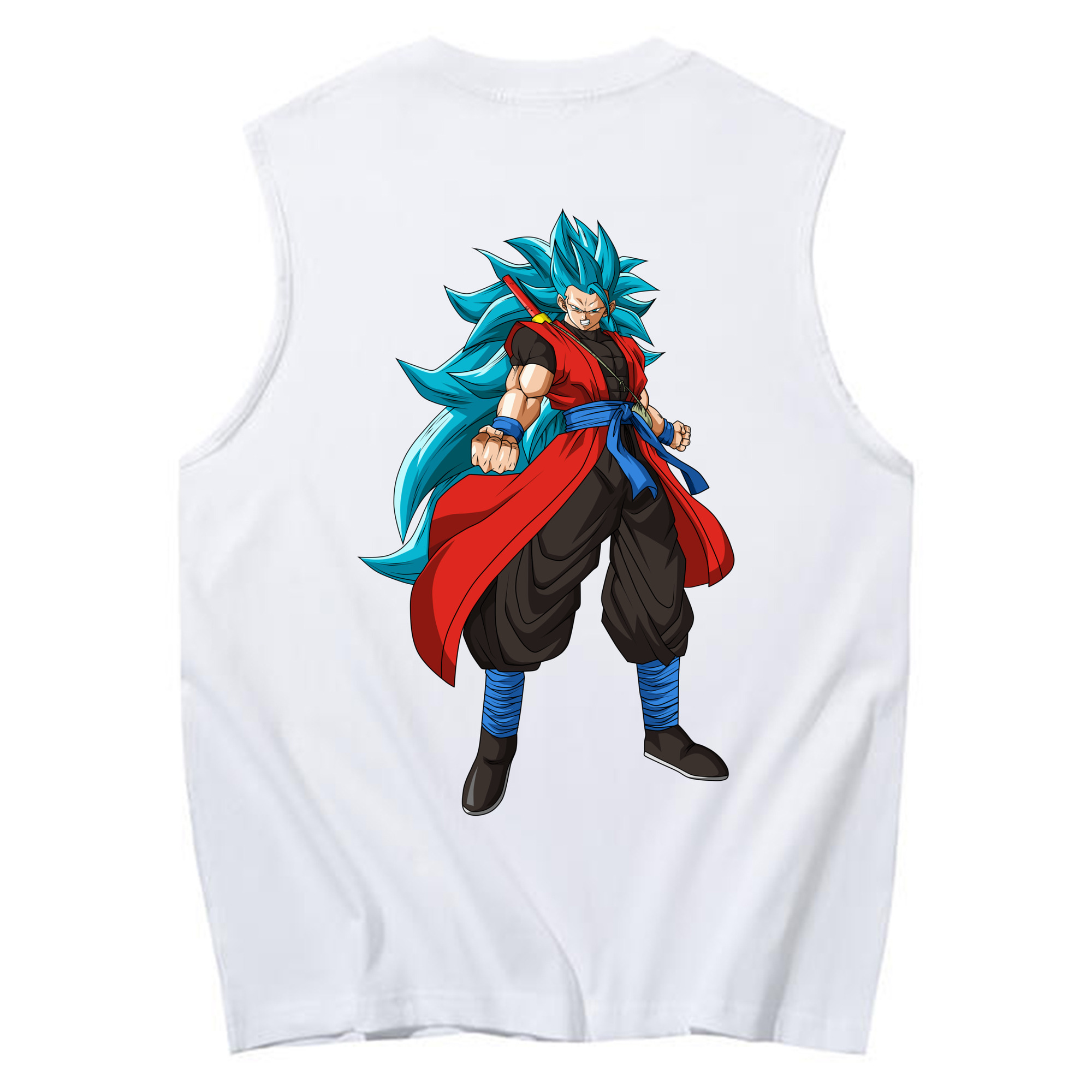 （画像用） ドラゴンボール ベジット DRAGON BALL Vegetto コットン100％タンクトップ（背面プリント）