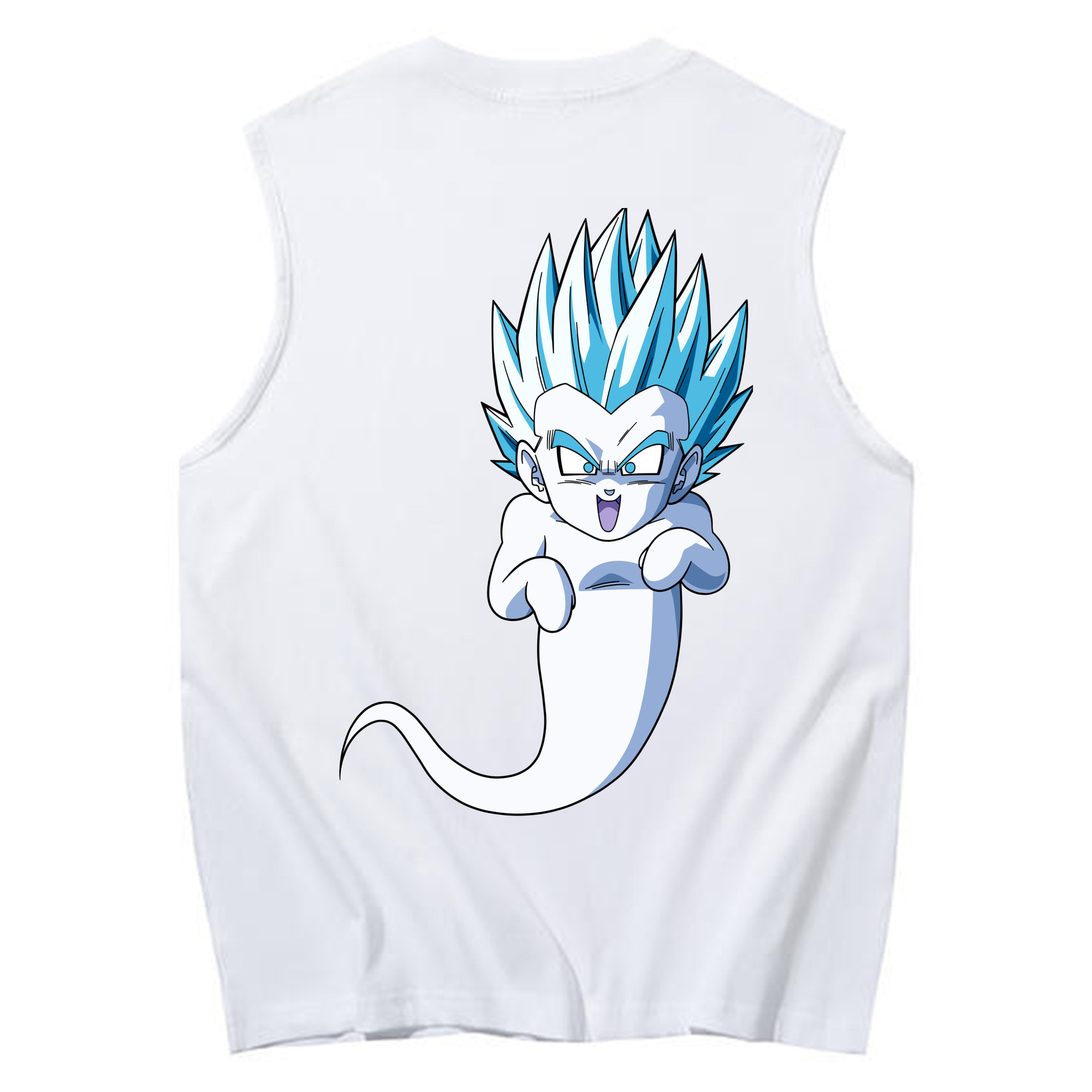 （画像用） ドラゴンボール ベジット DRAGON BALL Vegetto コットン100％タンクトップ（背面プリント）