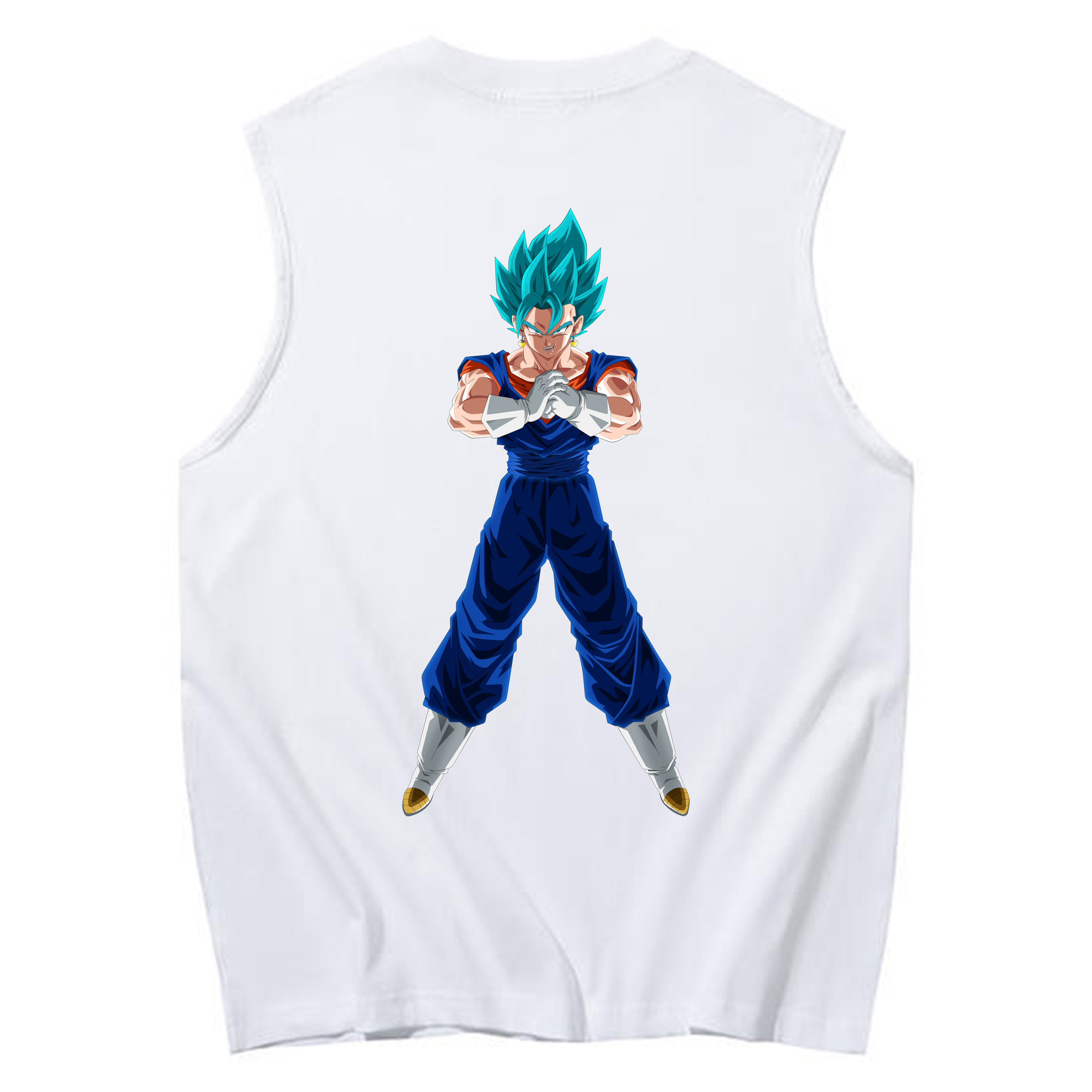 （画像用） ドラゴンボール ベジット DRAGON BALL Vegetto コットン100％タンクトップ（背面プリント）