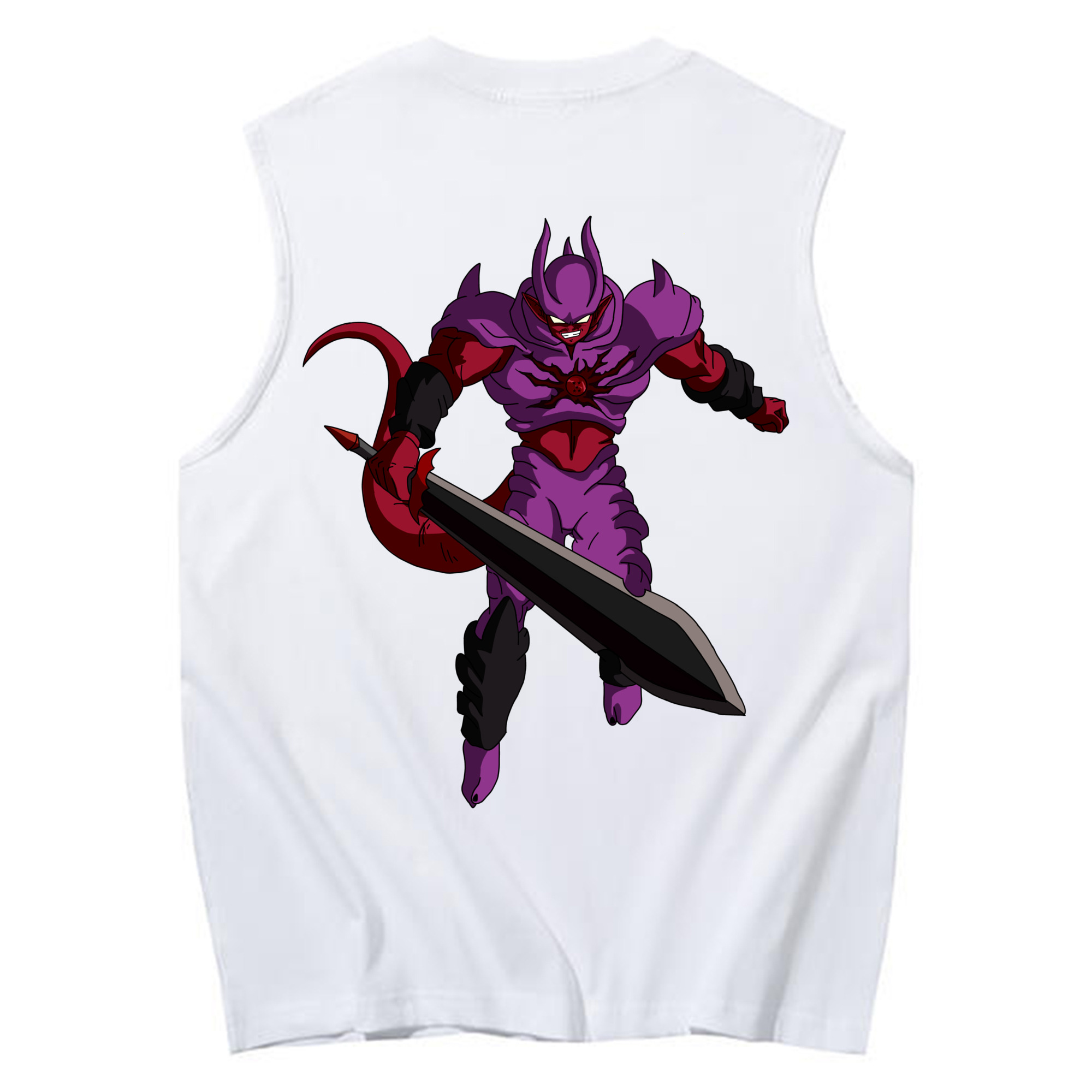 （画像用） ドラゴンボール ジャネンバ DRAGON BALL Janemba コットン100％タンクトップ（背面プリント）