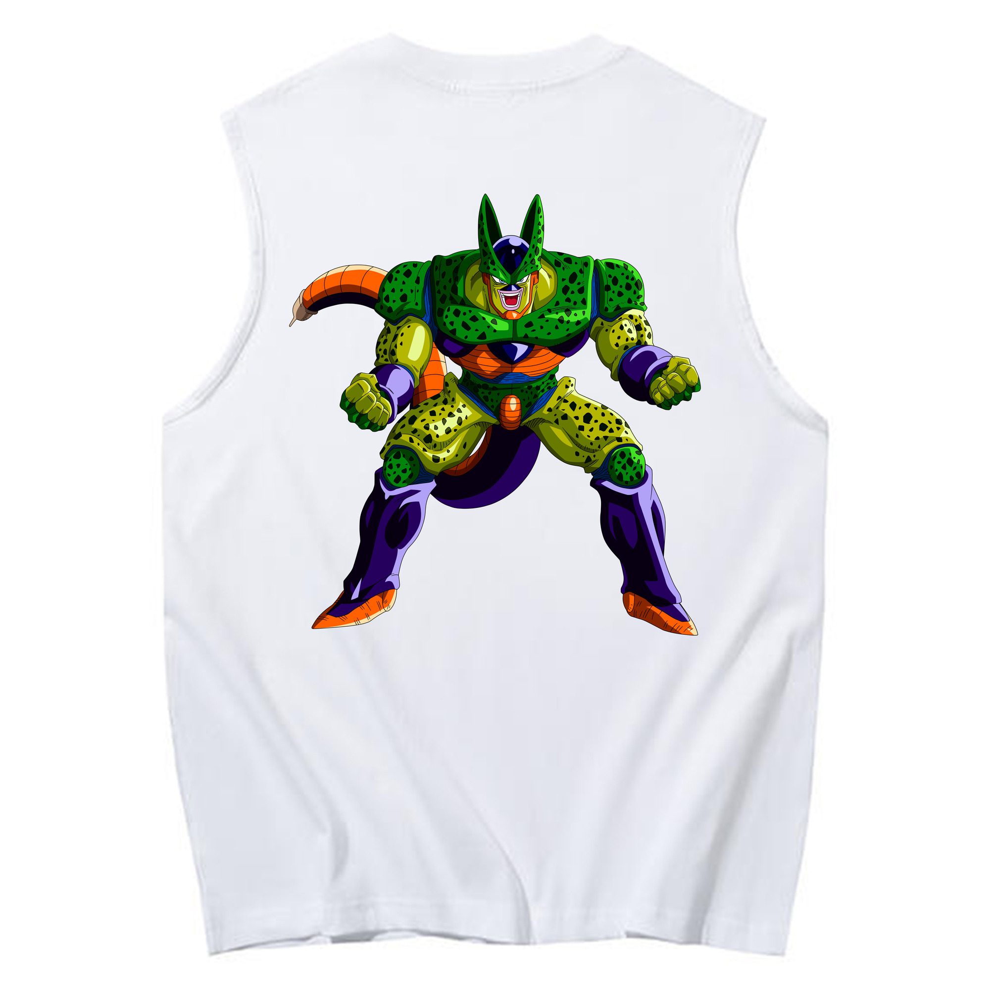 （画像用） ドラゴンボール セル DRAGON BALL Cell コットン100％タンクトップ（背面プリント）