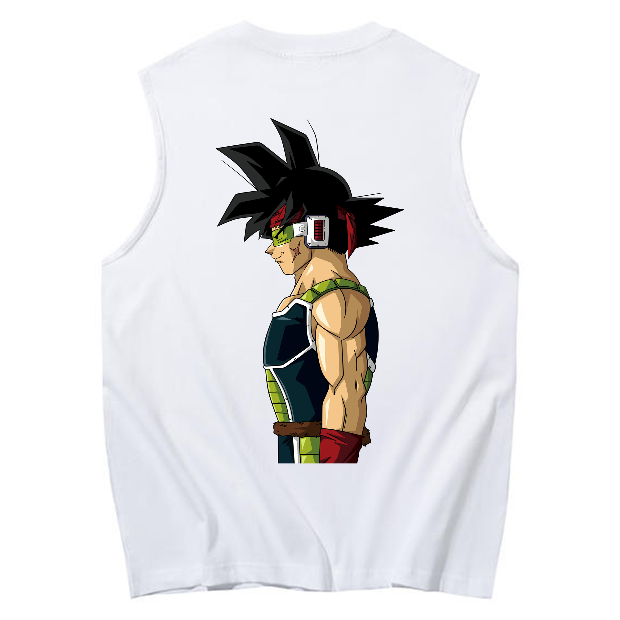 （画像用） ドラゴンボール バーダック DRAGON BALL Burdock コットン100％タンクトップ（背面プリント）