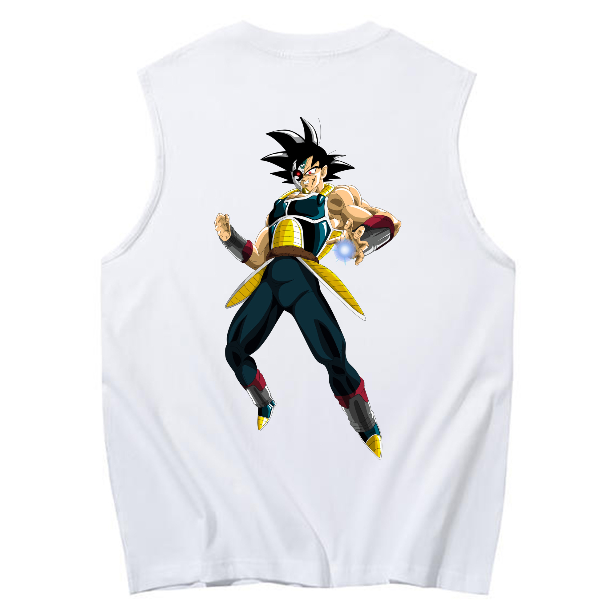 （画像用） ドラゴンボール バーダック DRAGON BALL Burdock コットン100％タンクトップ（背面プリント）