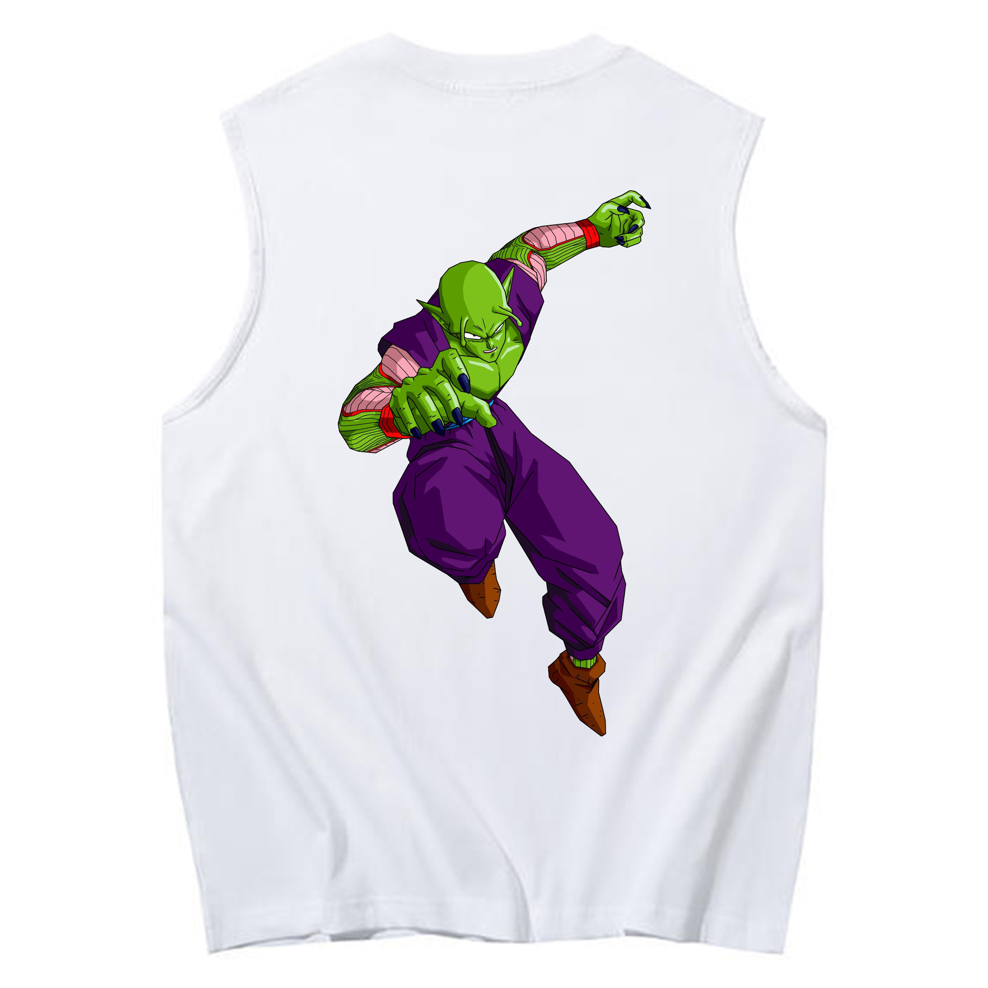 （画像用） ドラゴンボール ピッコロ DRAGON BALL Piccolo コットン100％タンクトップ（背面プリント）