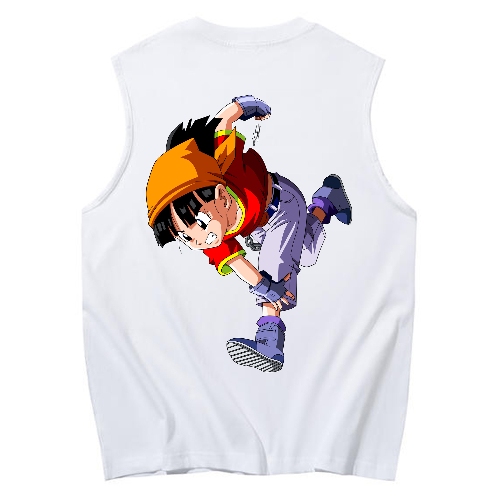 （画像用） ドラゴンボール パン DRAGON BALL Pan コットン100％タンクトップ（背面プリント）
