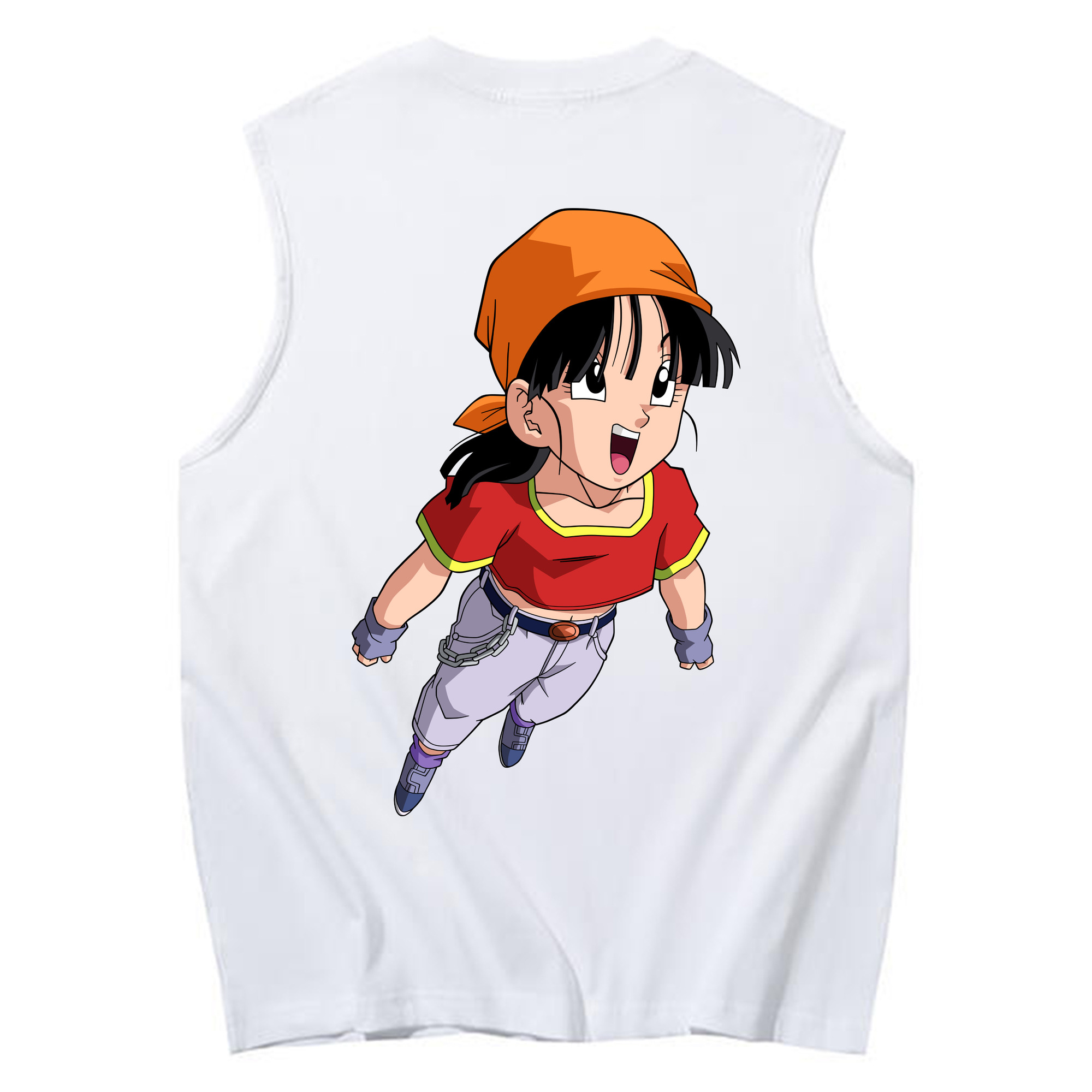（画像用） ドラゴンボール パン DRAGON BALL Pan コットン100％タンクトップ（背面プリント）