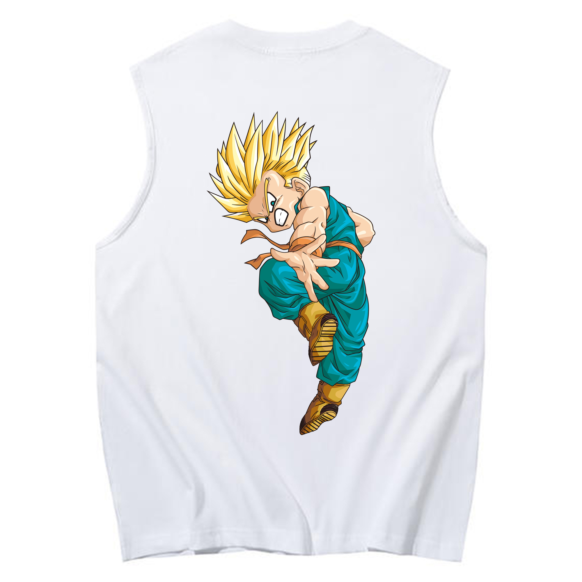 （画像用） ドラゴンボール DRAGON BALL コットン100％タンクトップ（背面プリント）