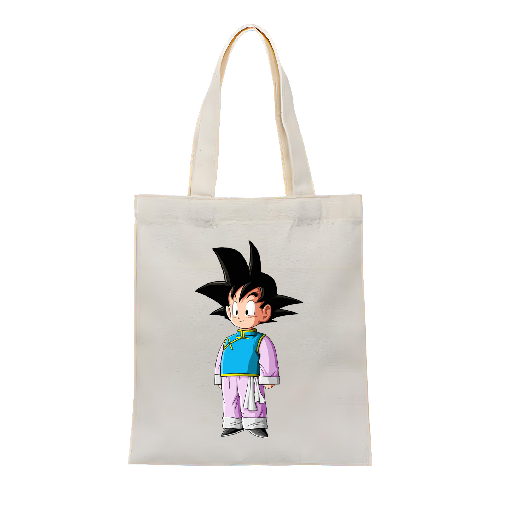（画像用） ドラゴンボール 孫悟空（そん ごくう）Son Goku カカロット DRAGON BALL Kakarotto 縦型キャンバス生地手提げバッグ　トートバッグ