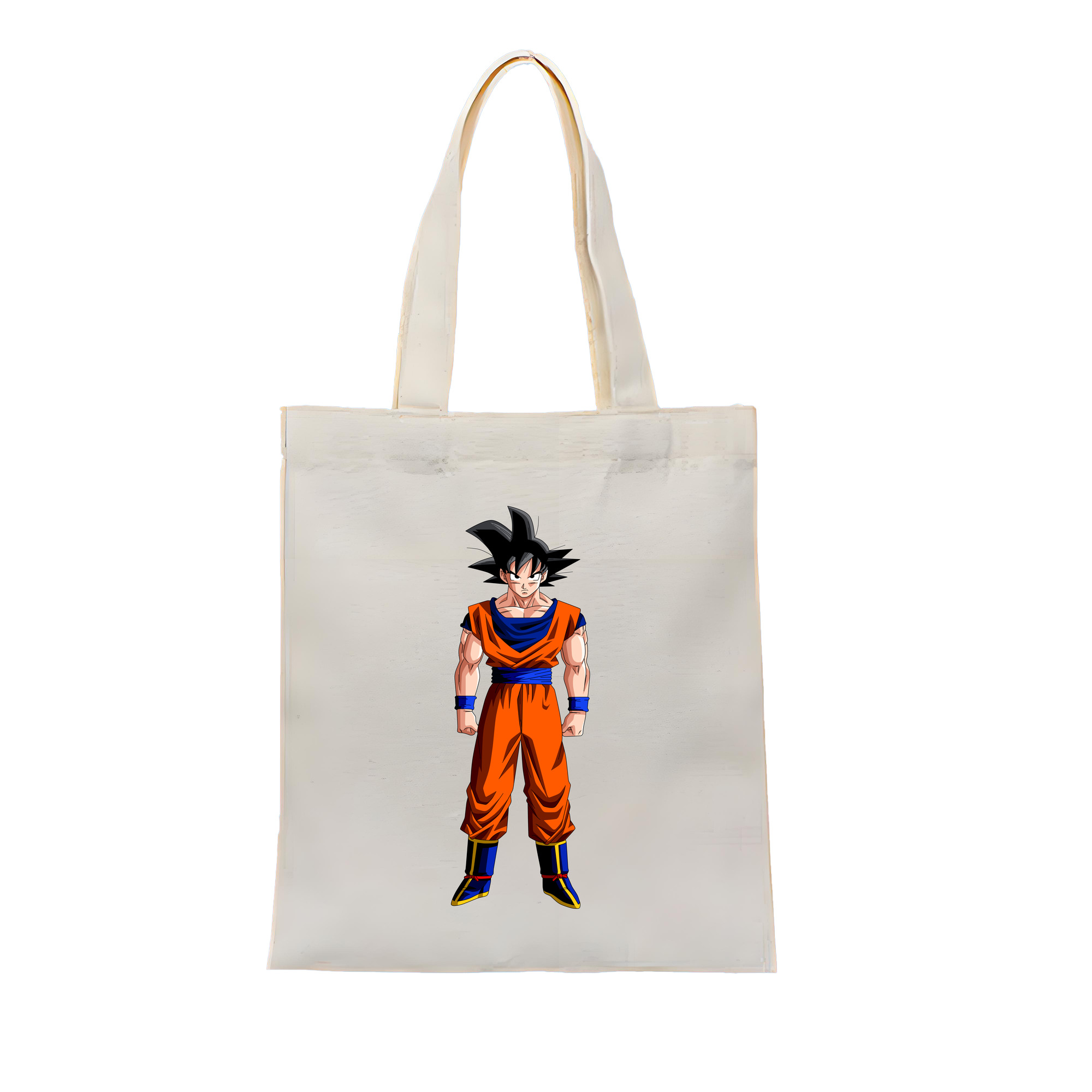 （画像用） ドラゴンボール 孫悟空（そん ごくう）Son Goku カカロット DRAGON BALL Kakarotto 縦型キャンバス生地手提げバッグ　トートバッグ