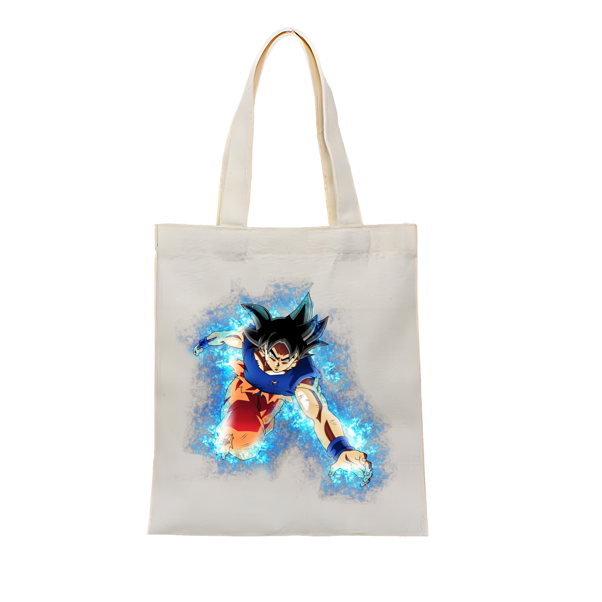 （画像用） ドラゴンボール 孫悟空（そん ごくう）Son Goku カカロット DRAGON BALL Kakarotto 縦型キャンバス生地手提げバッグ　トートバッグ