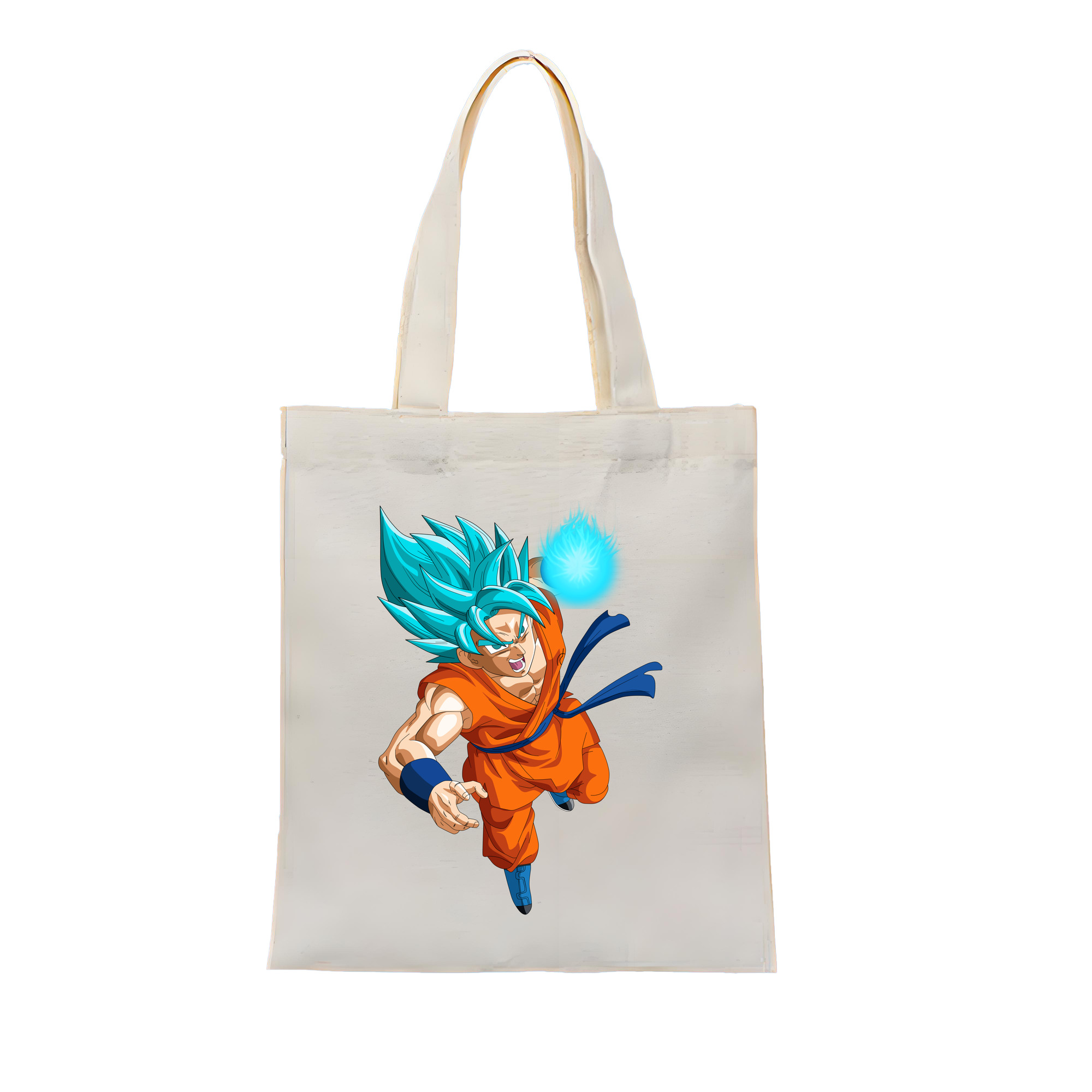 （画像用） ドラゴンボール 孫悟空（そん ごくう）Son Goku カカロット DRAGON BALL Kakarotto 縦型キャンバス生地手提げバッグ　トートバッグ