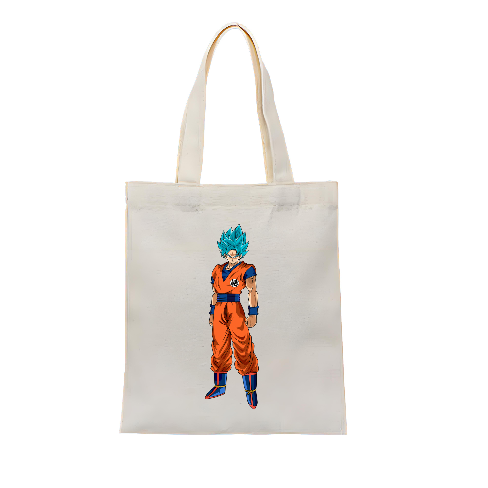 （画像用） ドラゴンボール 孫悟空（そん ごくう）Son Goku カカロット DRAGON BALL Kakarotto 縦型キャンバス生地手提げバッグ　トートバッグ