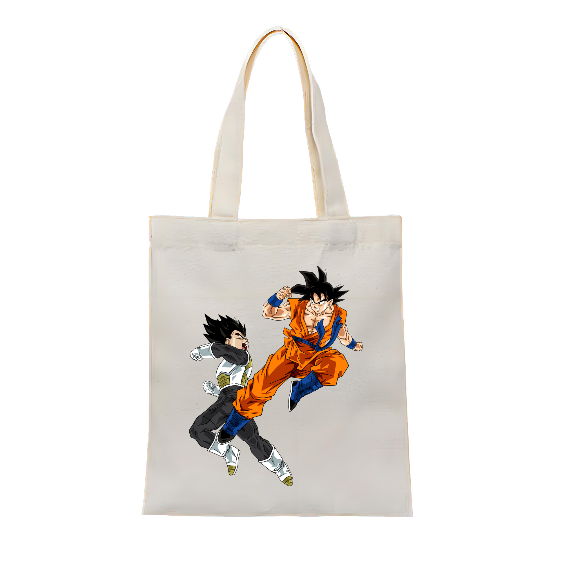 （画像用） ドラゴンボール 孫悟空（そん ごくう）Son Goku カカロット DRAGON BALL Kakarotto 縦型キャンバス生地手提げバッグ　トートバッグ