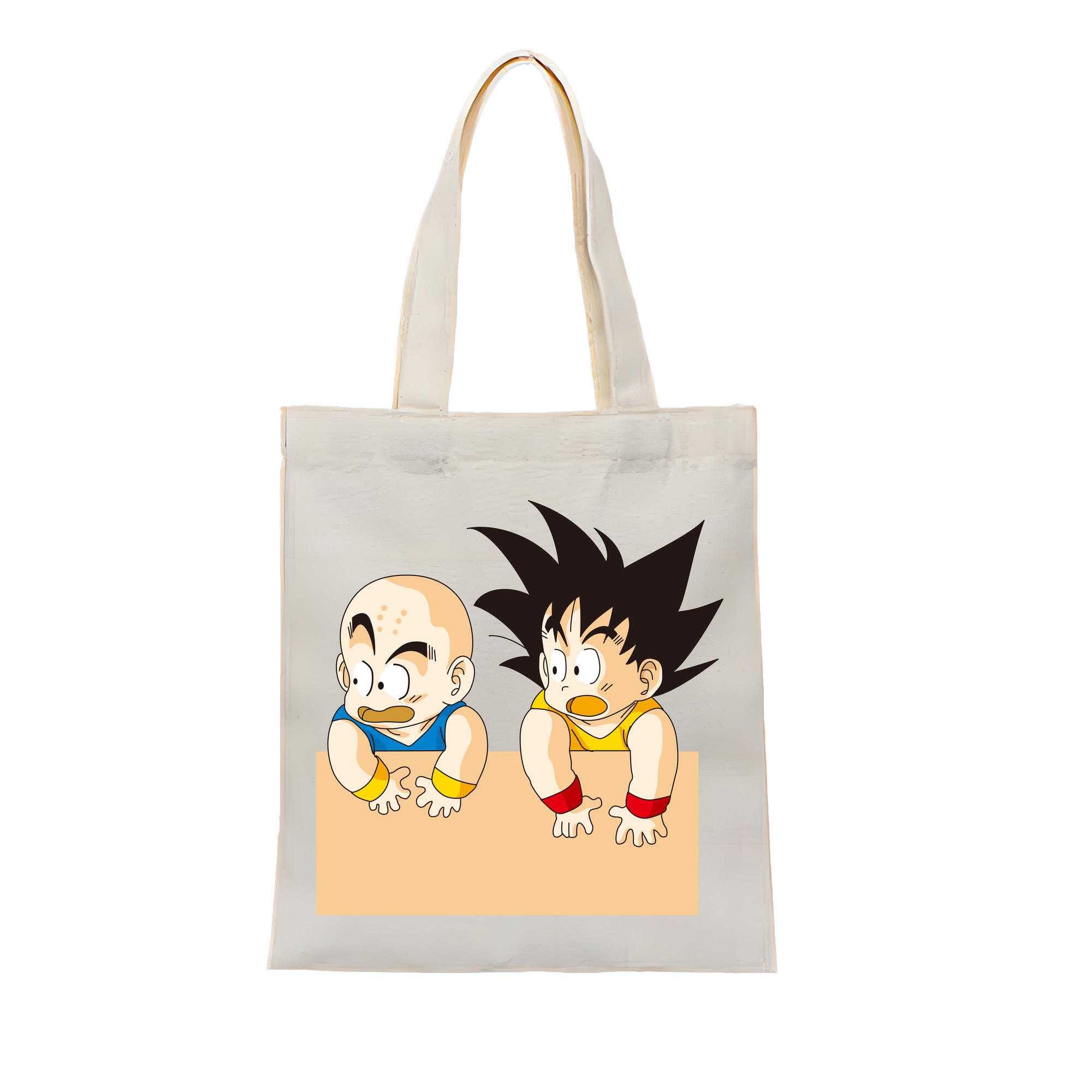 （画像用） ドラゴンボール 孫悟空（そん ごくう）Son Goku カカロット DRAGON BALL Kakarotto 縦型キャンバス生地手提げバッグ　トートバッグ
