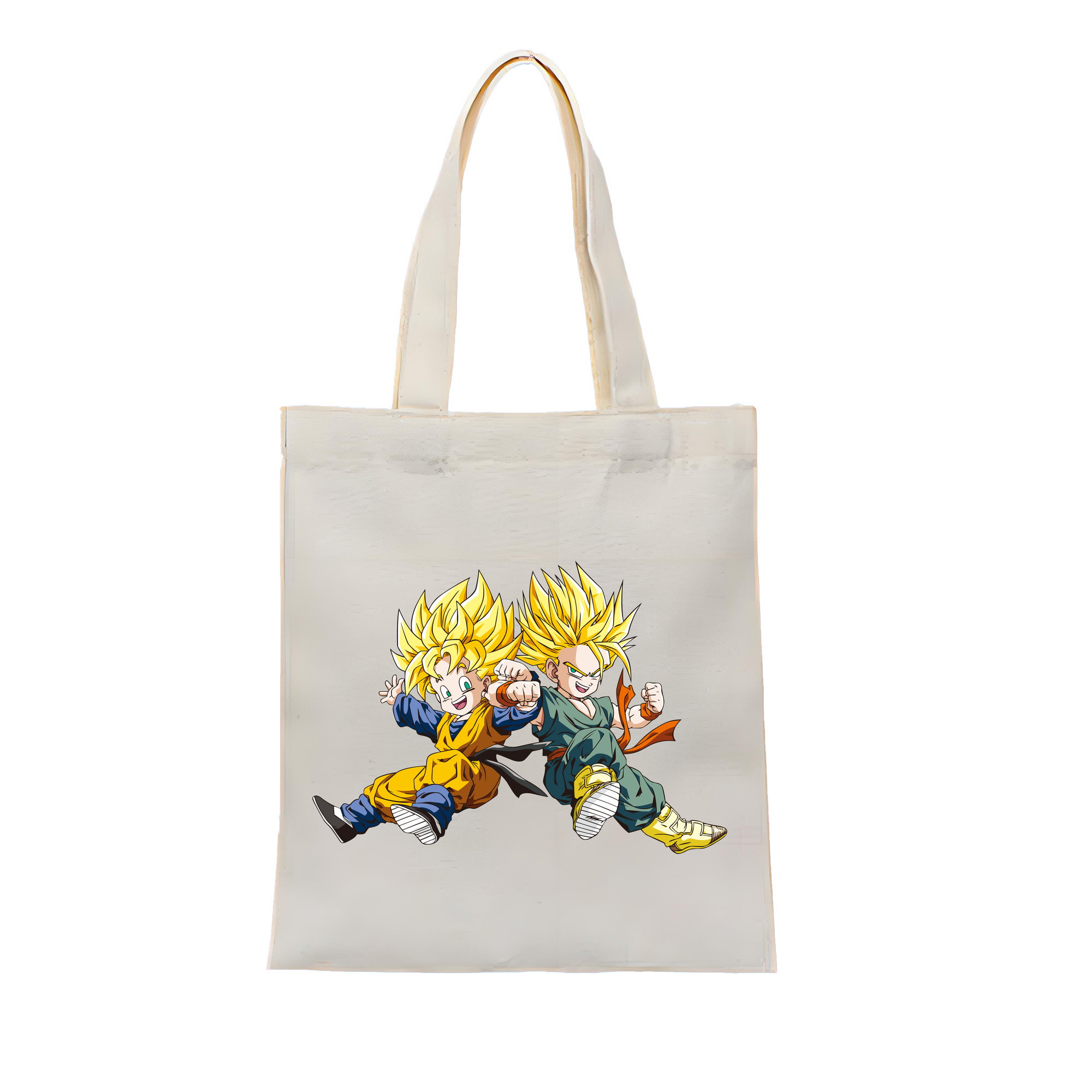 （画像用） ドラゴンボール 孫悟空（そん ごくう）Son Goku カカロット DRAGON BALL Kakarotto 縦型キャンバス生地手提げバッグ　トートバッグ