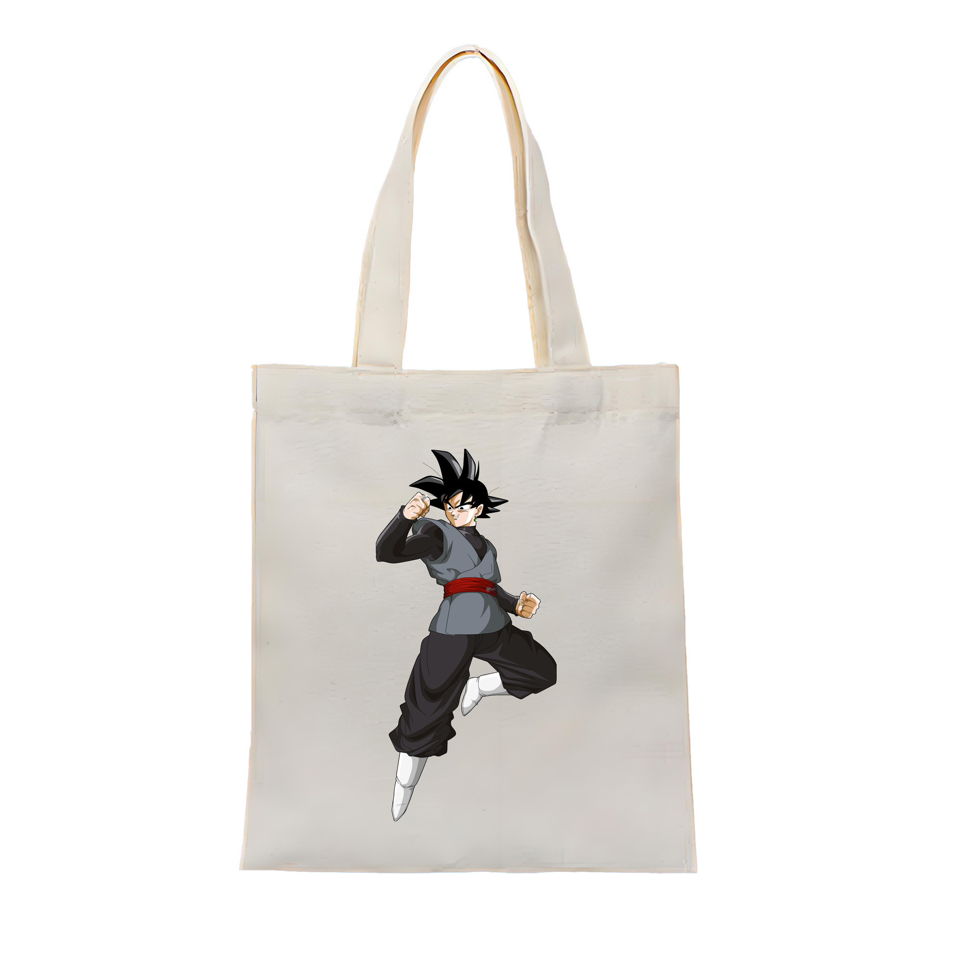 （画像用） ドラゴンボール ベジータ四世（Bejīta Yonsei）DRAGON BALL Vegeta IV 縦型キャンバス生地手提げバッグ　トートバッグ