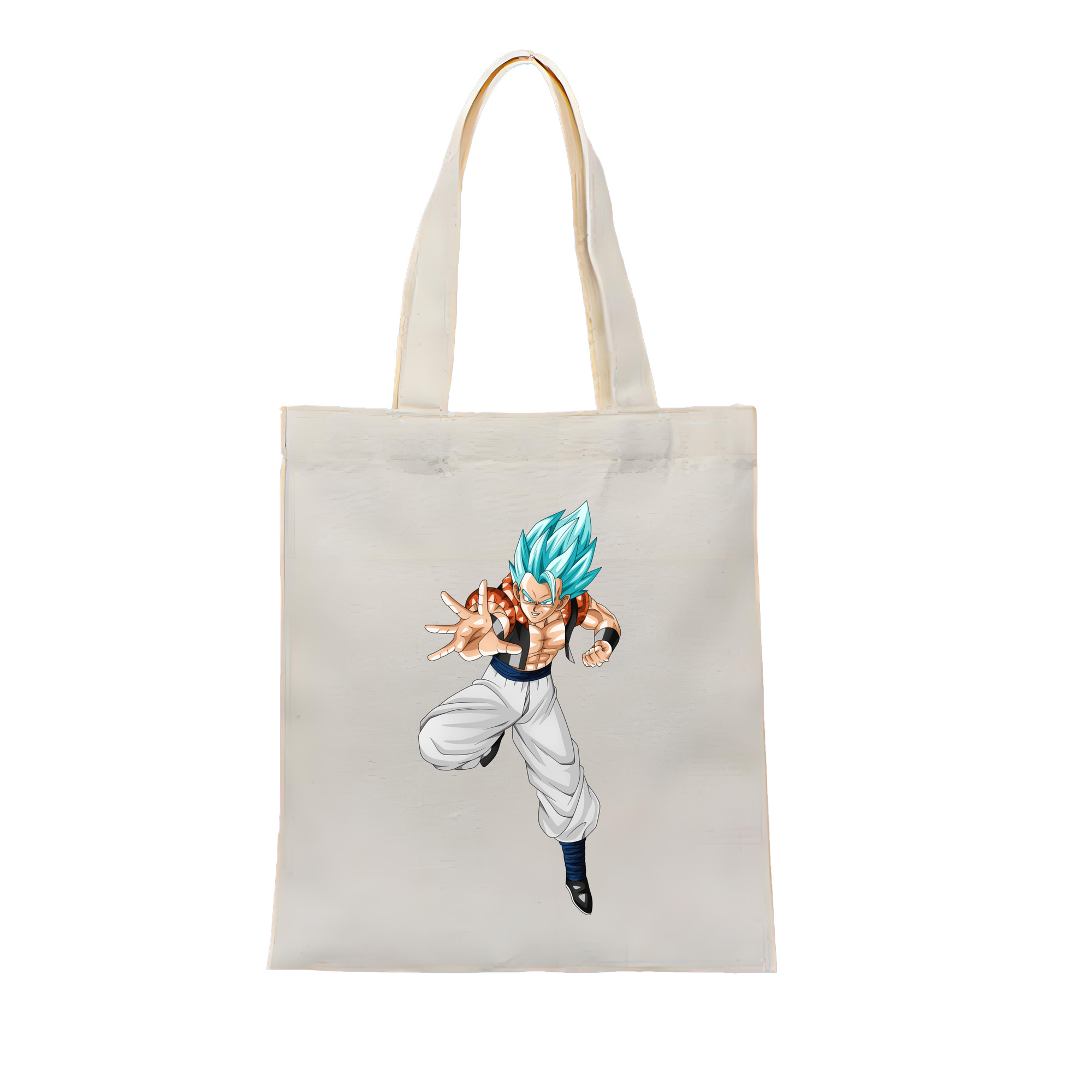（画像用） ドラゴンボール ベジータ四世（Bejīta Yonsei）DRAGON BALL Vegeta IV 縦型キャンバス生地手提げバッグ　トートバッグ