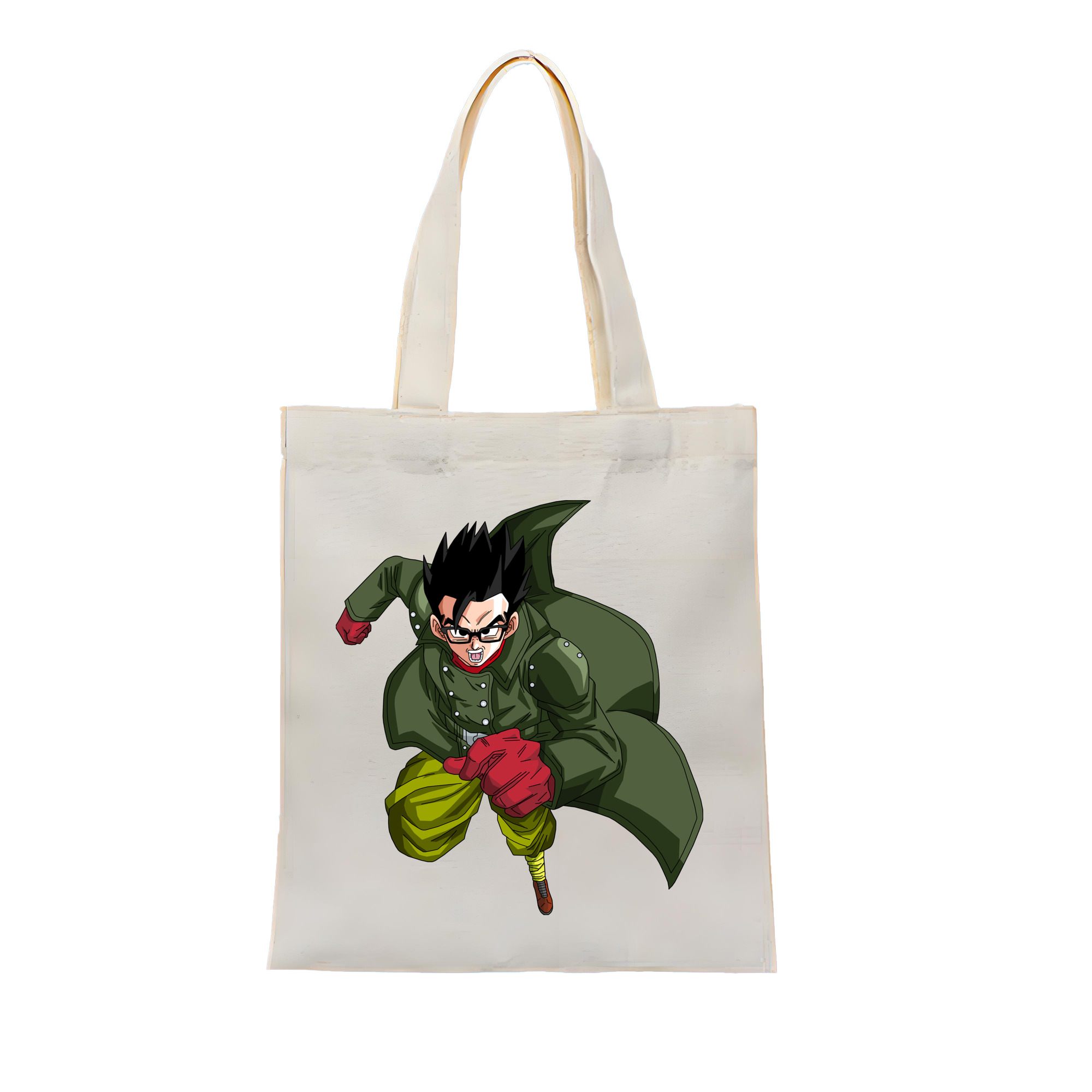 （画像用） ドラゴンボール 孫 悟飯（そんごはん）DRAGON BALL Son Gohan 縦型キャンバス生地手提げバッグ　トートバッグ