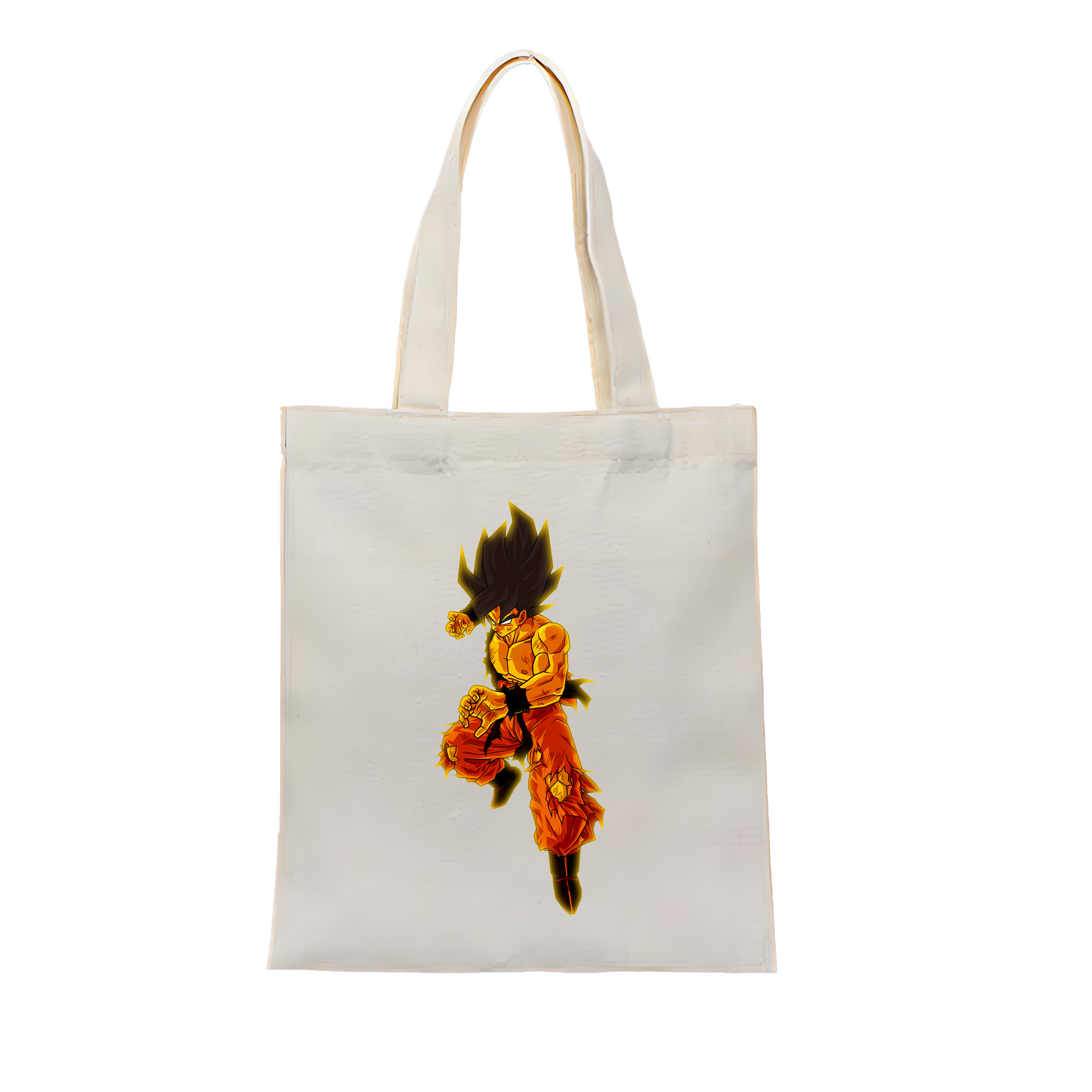 （画像用） ドラゴンボール 孫 悟飯（そんごはん）DRAGON BALL Son Gohan 縦型キャンバス生地手提げバッグ　トートバッグ
