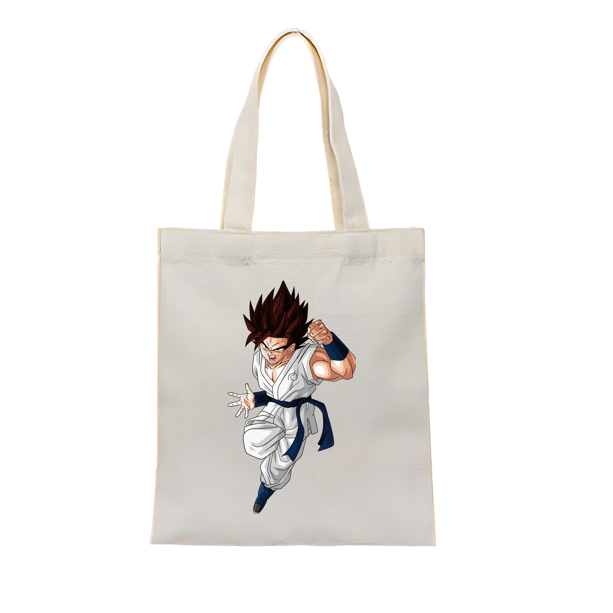 （画像用） ドラゴンボール 孫 悟飯（そんごはん）DRAGON BALL Son Gohan 縦型キャンバス生地手提げバッグ　トートバッグ