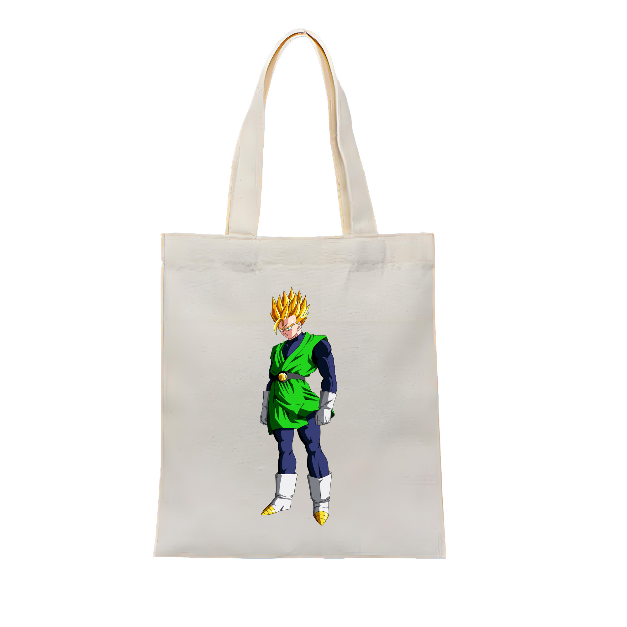 （画像用） ドラゴンボール 孫 悟飯（そんごはん）DRAGON BALL Son Gohan 縦型キャンバス生地手提げバッグ　トートバッグ