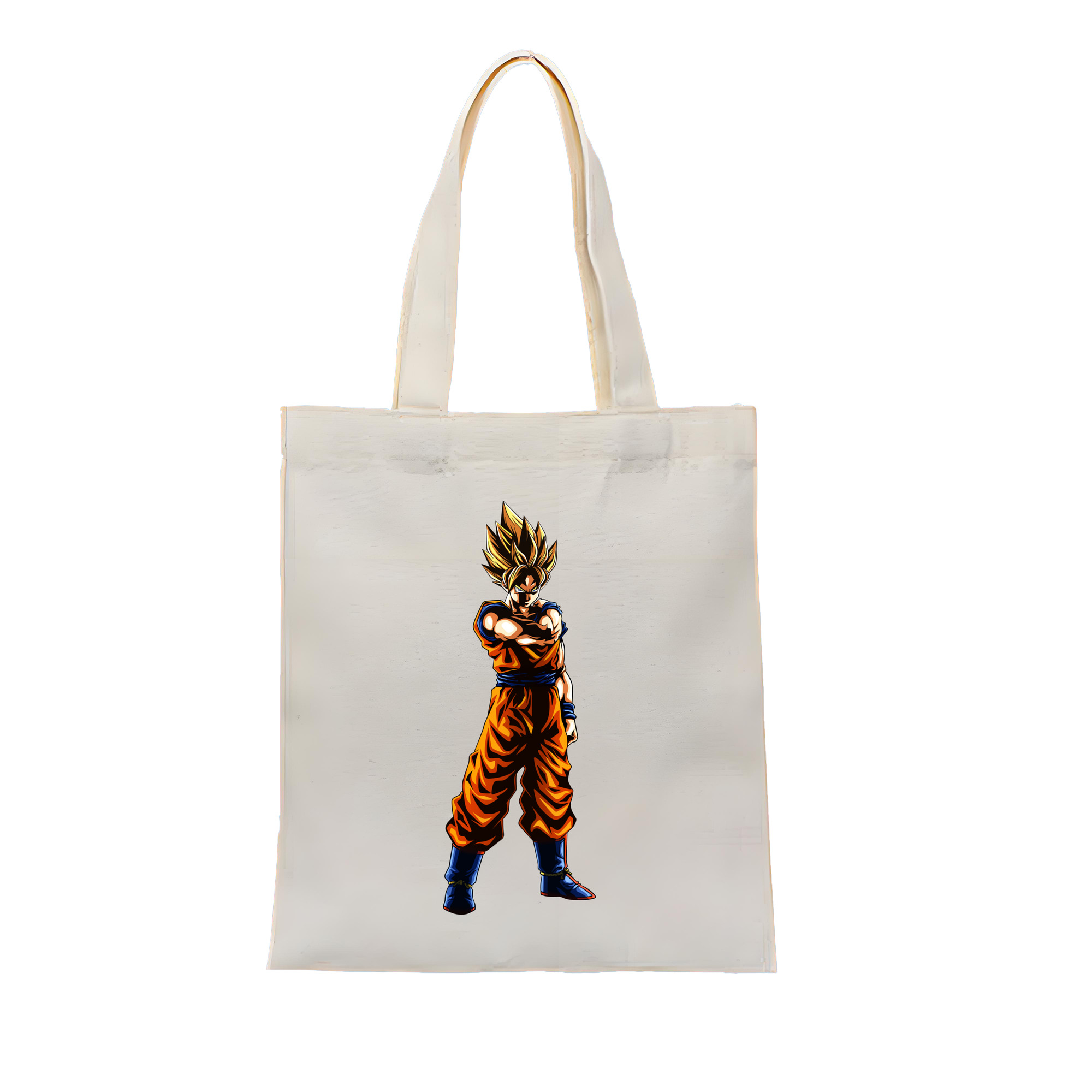 （画像用） ドラゴンボール 孫 悟飯（そんごはん）DRAGON BALL Son Gohan 縦型キャンバス生地手提げバッグ　トートバッグ