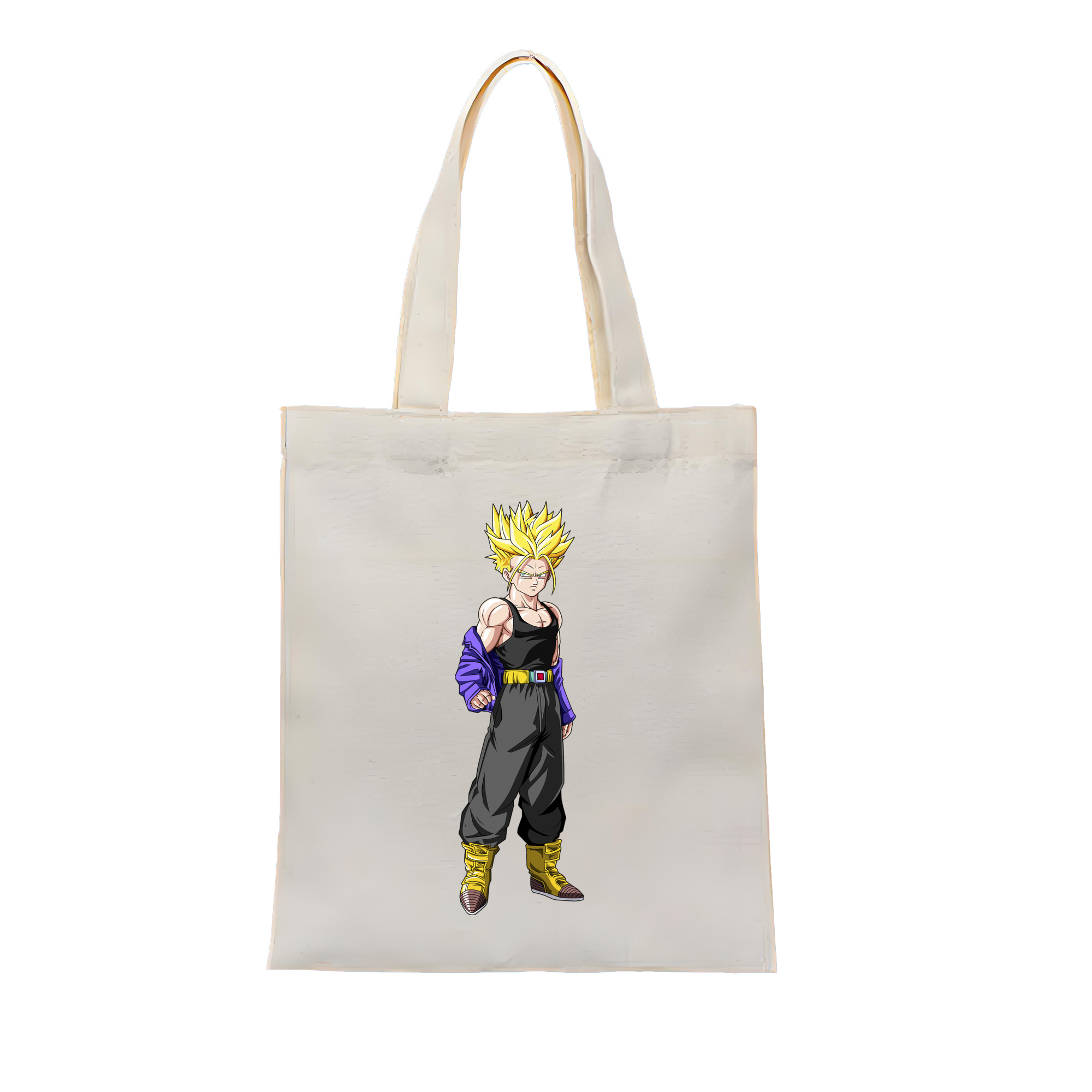 （画像用） ドラゴンボール トランクス（Torankusu）DRAGON BALL Trunks 縦型キャンバス生地手提げバッグ　トートバッグ