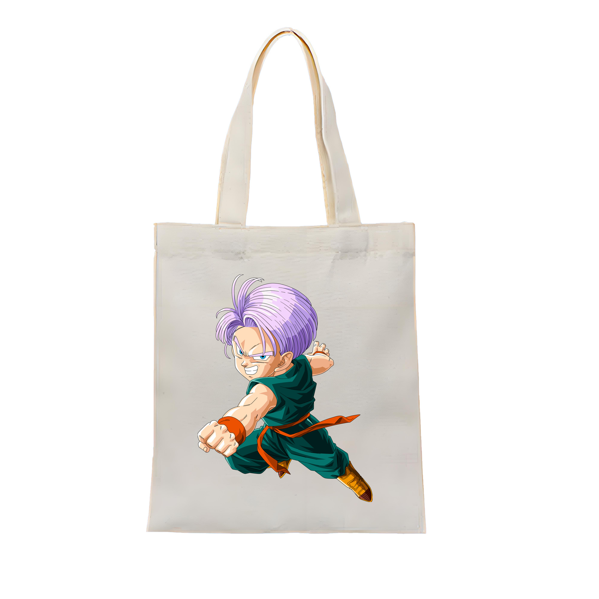 （画像用） ドラゴンボール トランクス（Torankusu）DRAGON BALL Trunks 縦型キャンバス生地手提げバッグ　トートバッグ