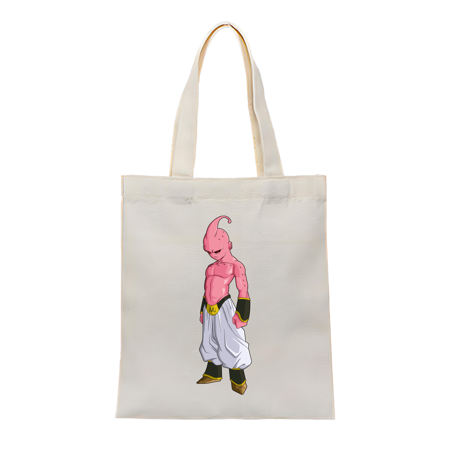 （画像用） ドラゴンボール 魔人ブウ DRAGON BALL Majin Buu 縦型キャンバス生地手提げバッグ　トートバッグ