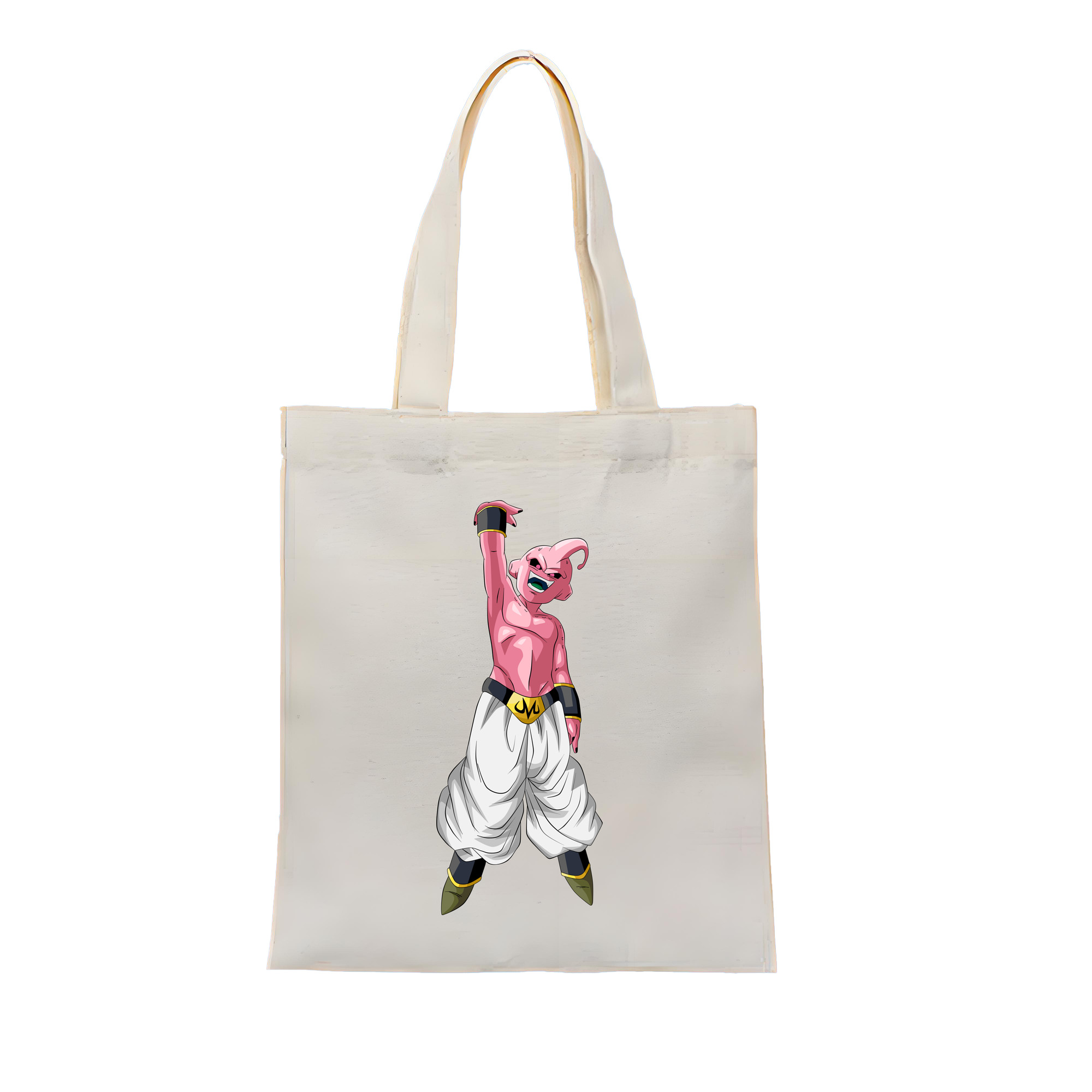（画像用） ドラゴンボール 魔人ブウ DRAGON BALL Majin Buu 縦型キャンバス生地手提げバッグ　トートバッグ