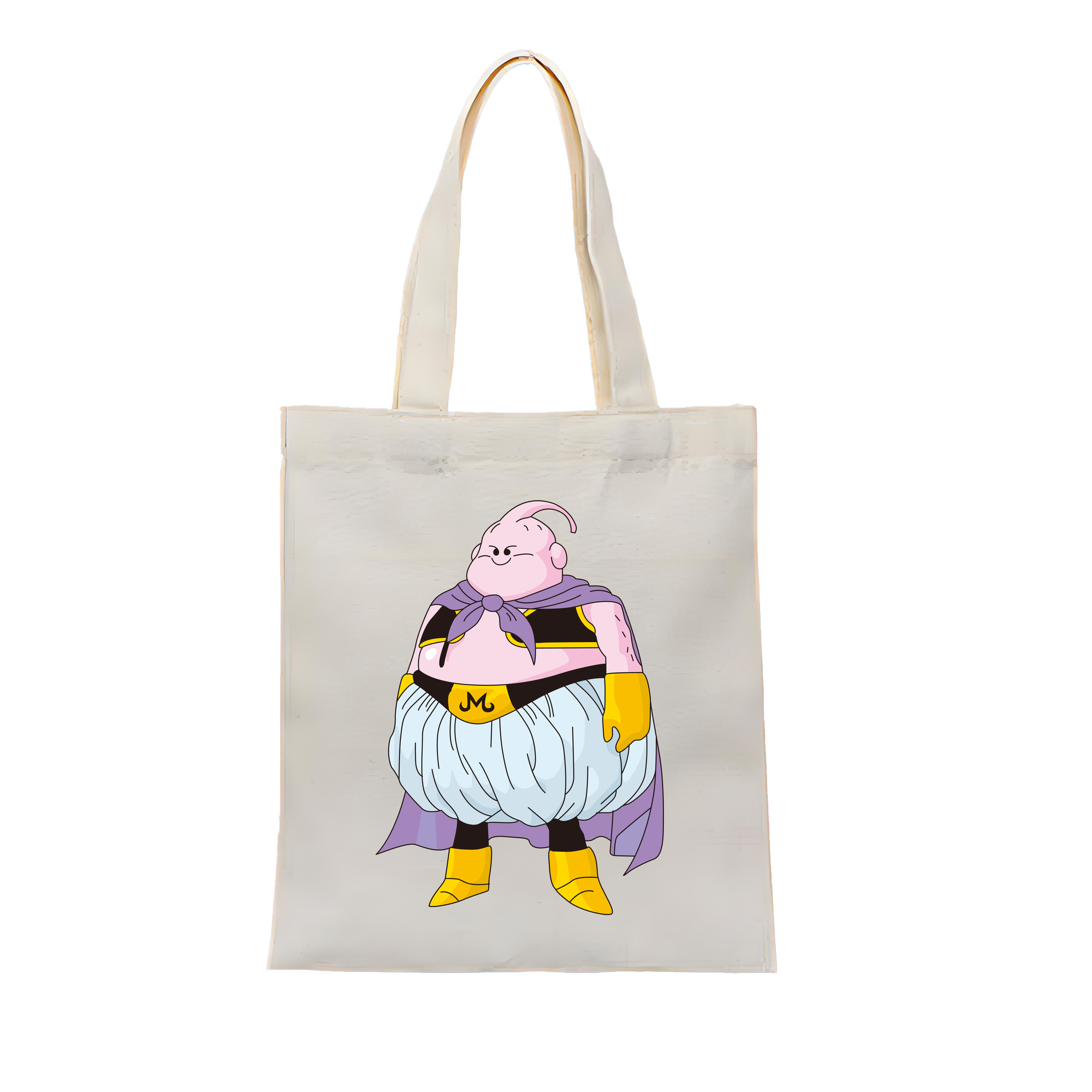（画像用） ドラゴンボール 魔人ブウ DRAGON BALL Majin Buu 縦型キャンバス生地手提げバッグ　トートバッグ